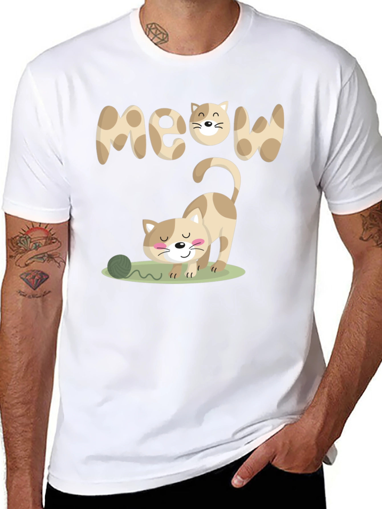 Cute Meow Cat T-Shirt