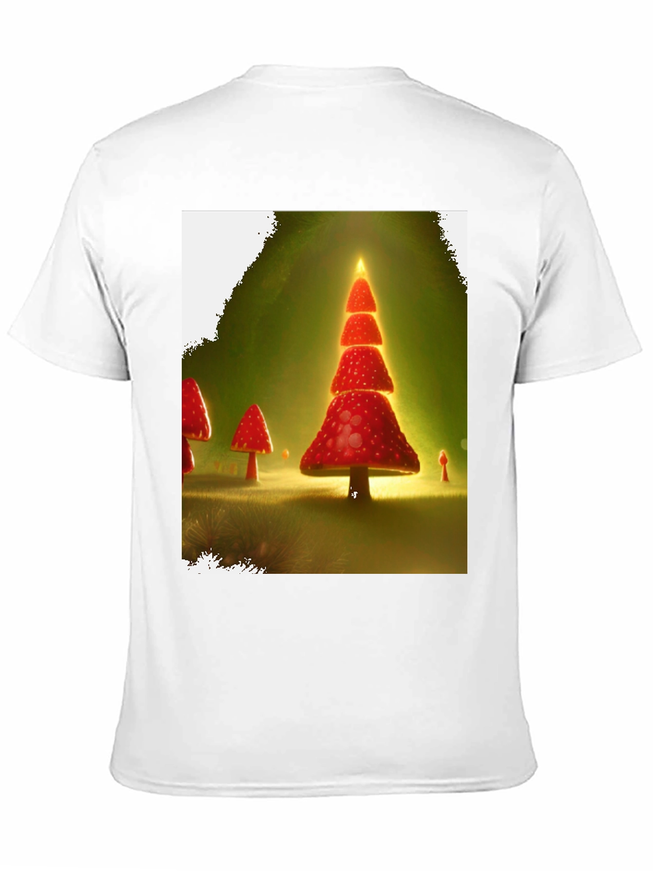 Mushroom Christmas Tree T-Shirt