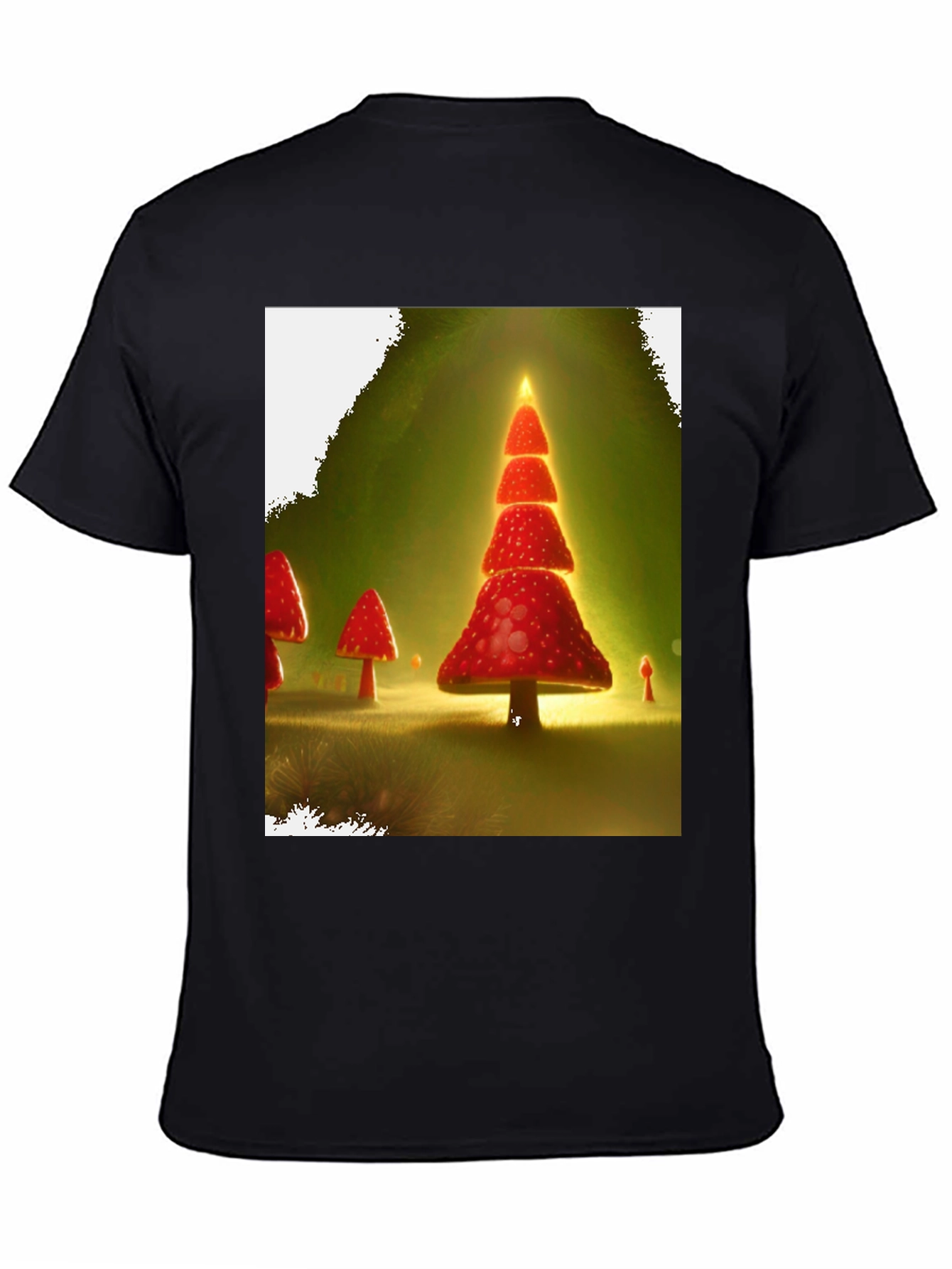 Mushroom Christmas Tree T-Shirt