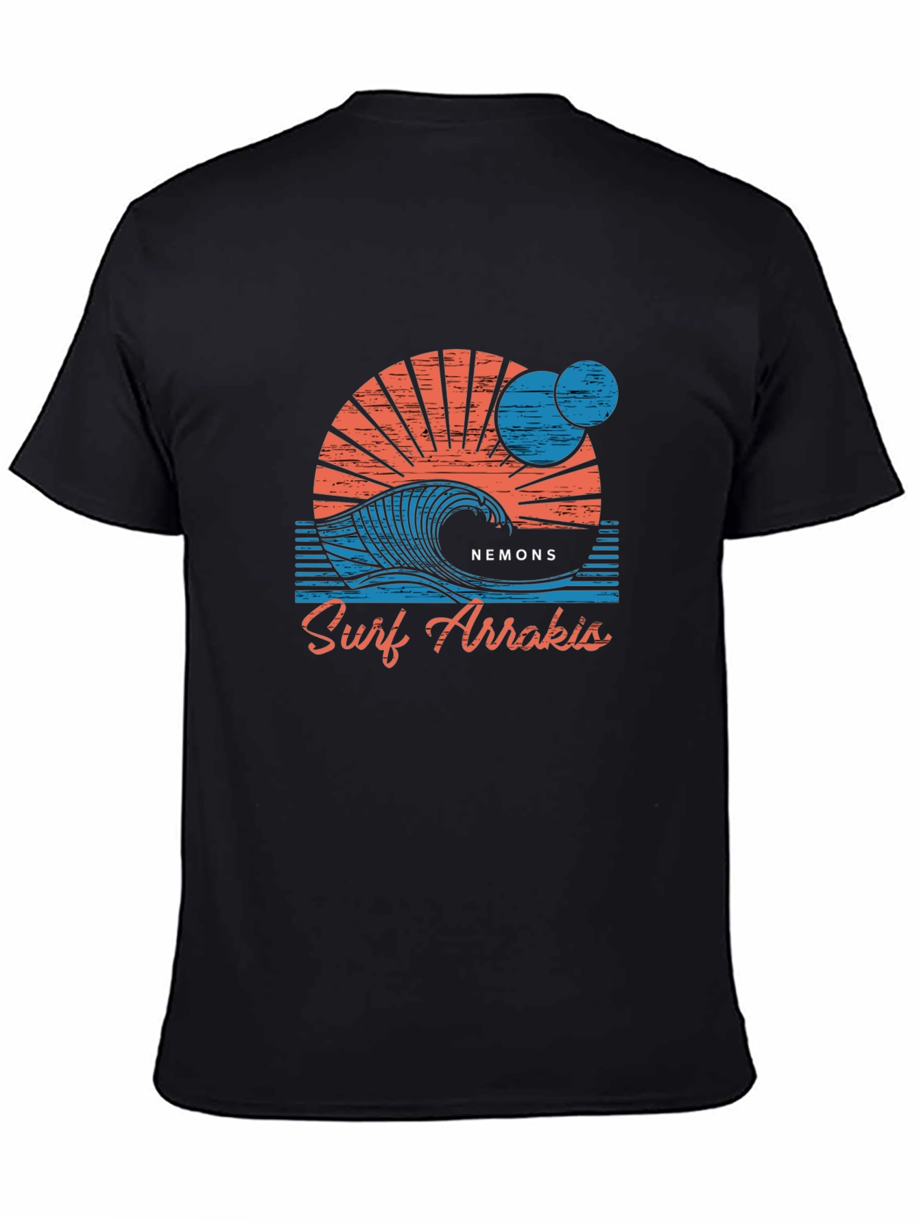 Surf Arrakis Graphic Tee - Mens Black T-Shirt