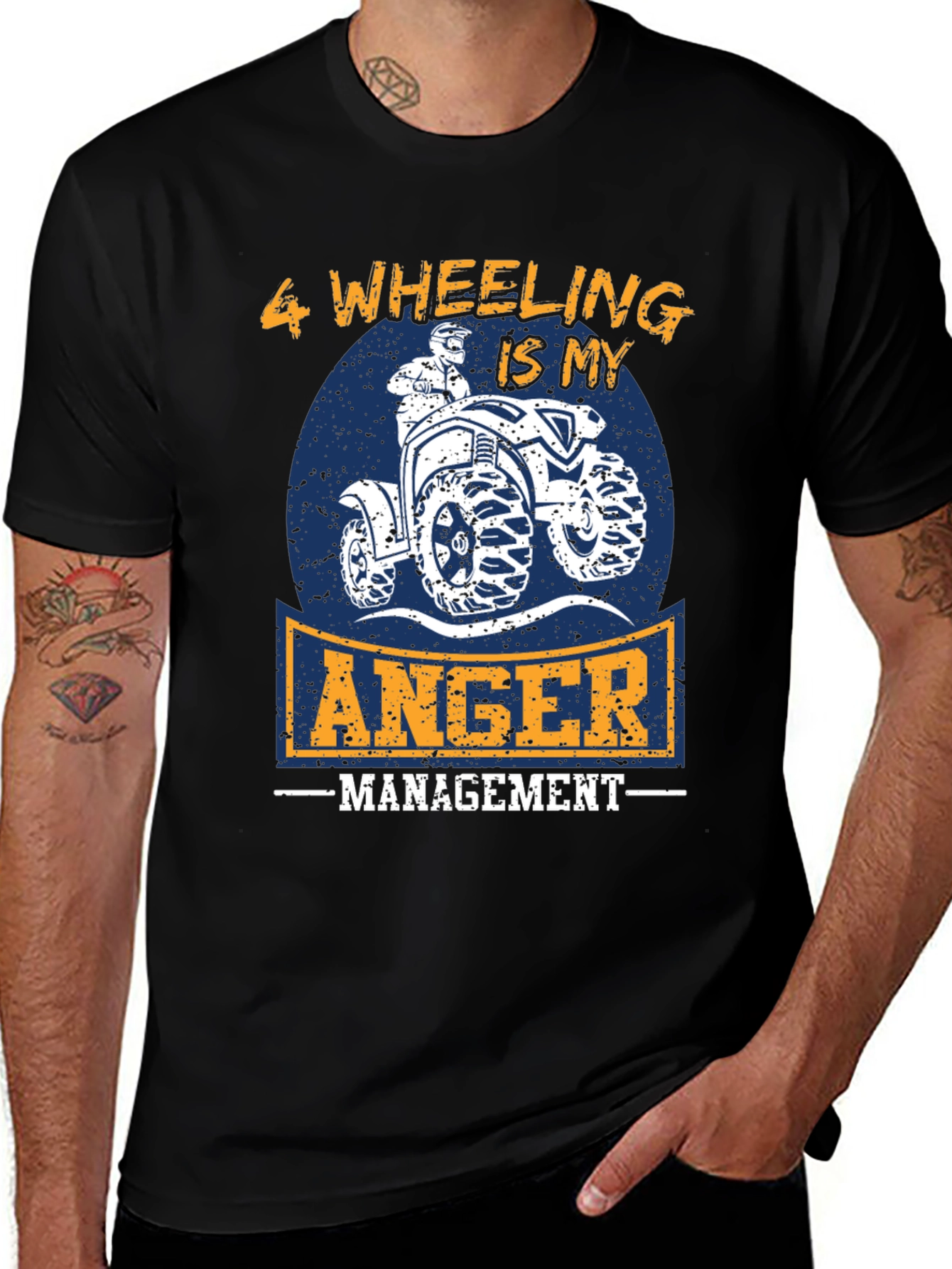 4 Wheeling Anger Management Graphic T-Shirt