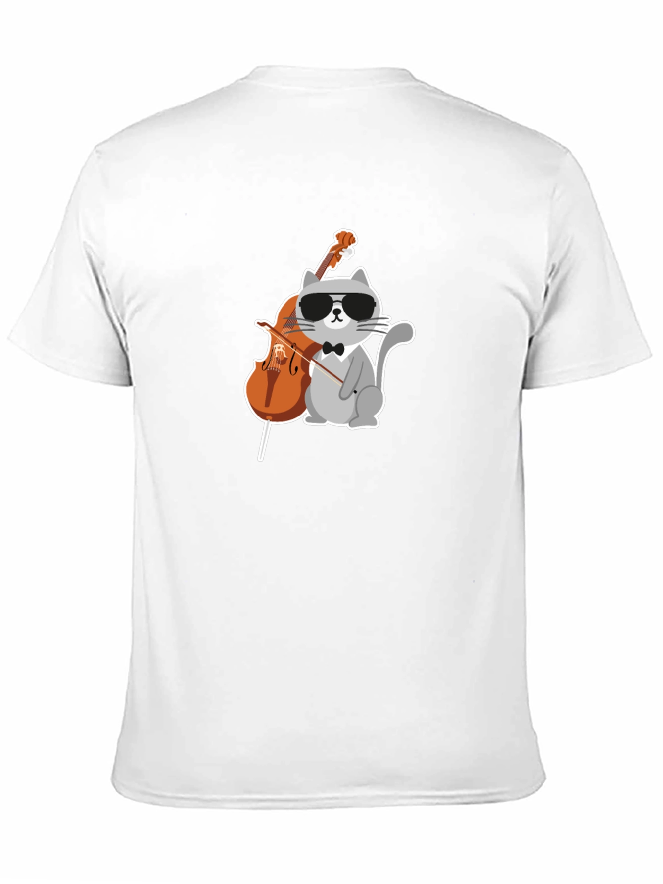 Cool Cat Cello Player Graphic Tee