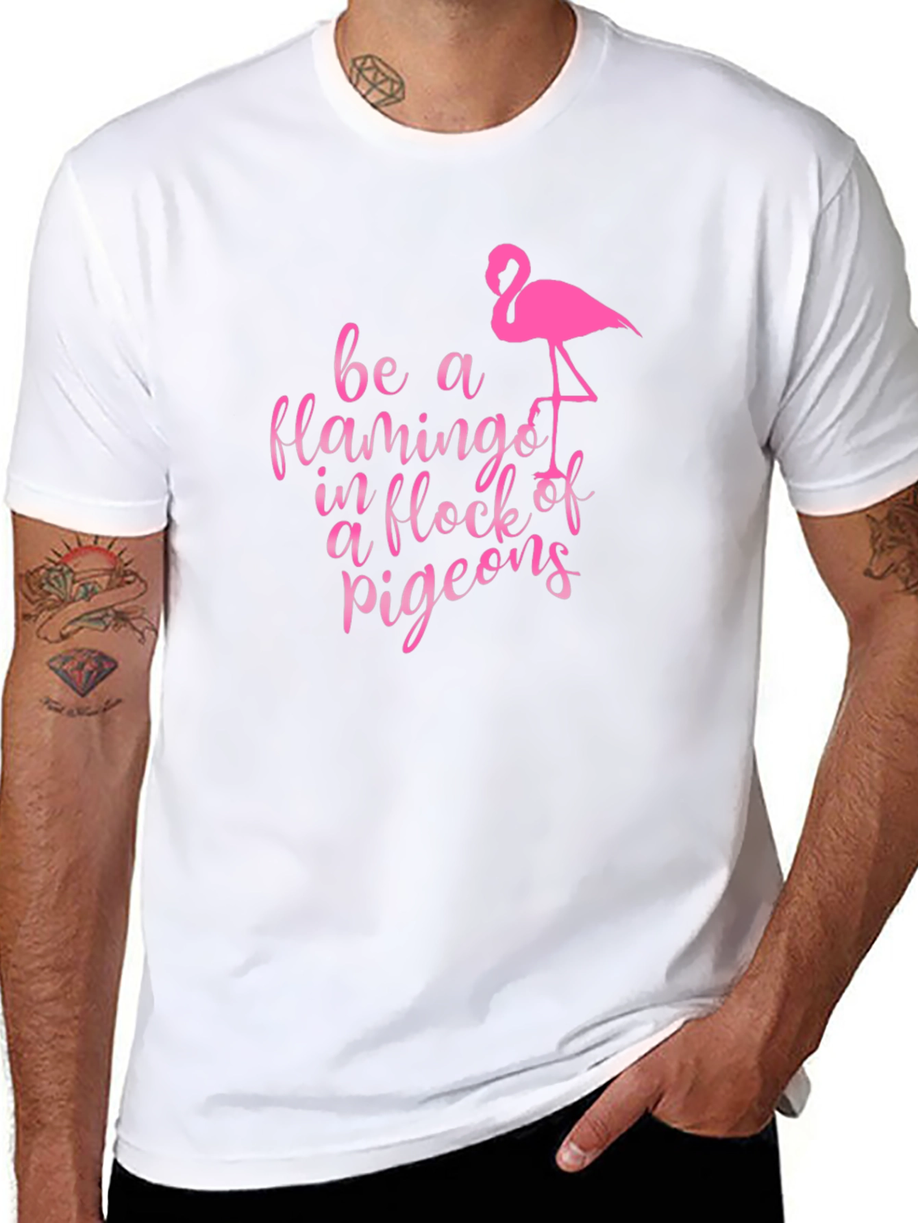Be a Flamingo T-Shirt: Unique Graphic Tee