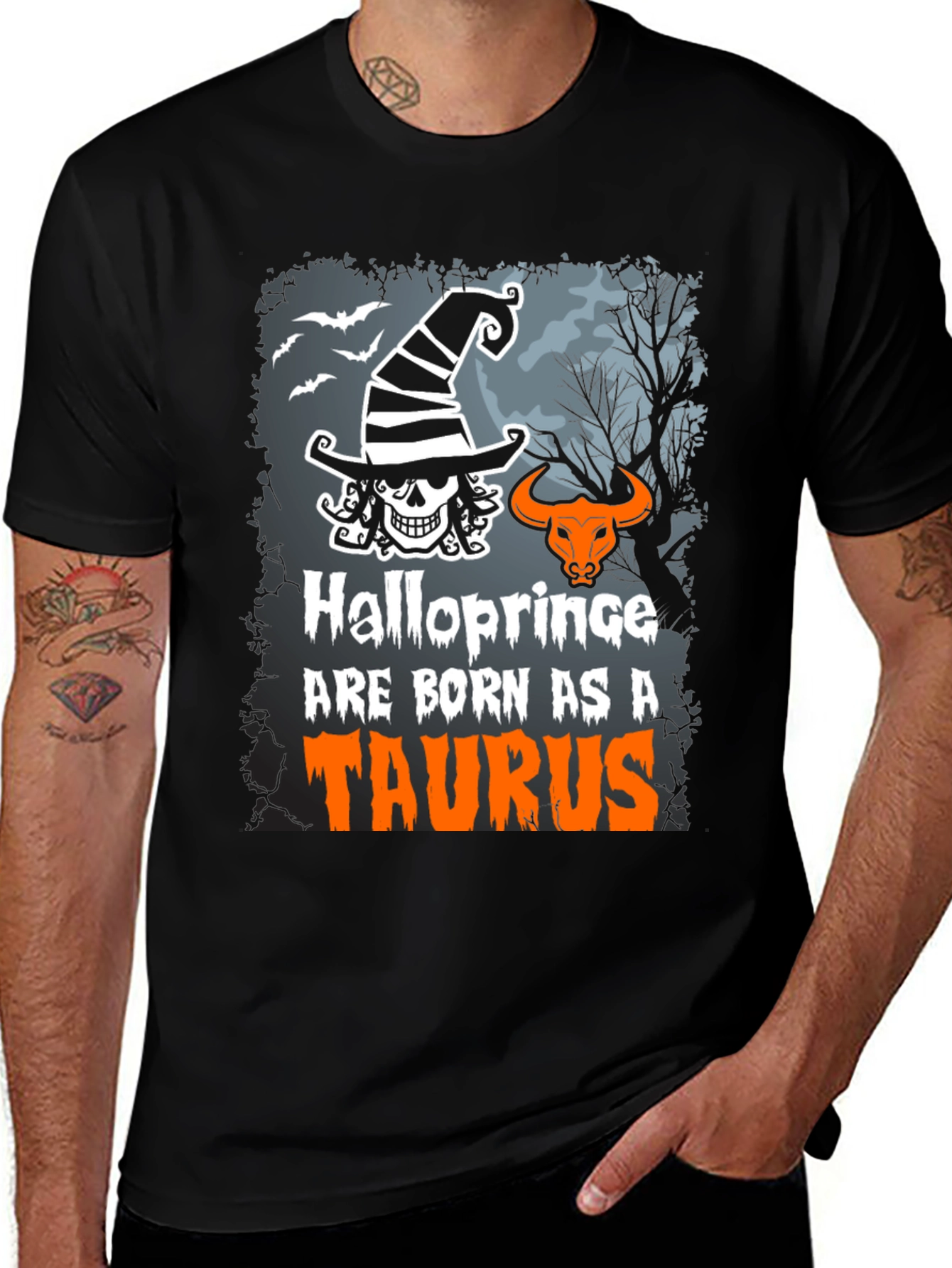 Halloprince Taurus Halloween T-Shirt