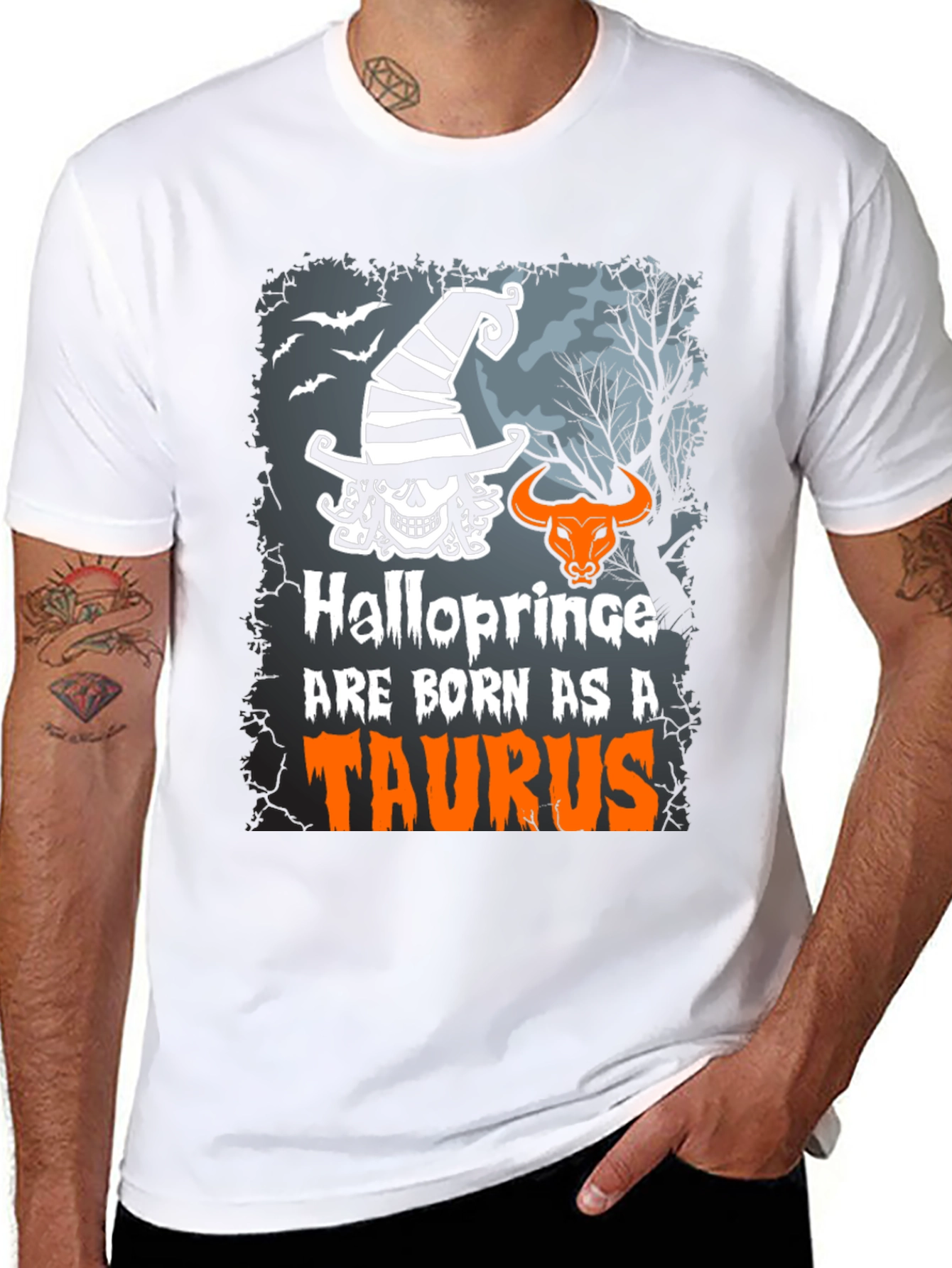 Halloprince Taurus Halloween T-Shirt