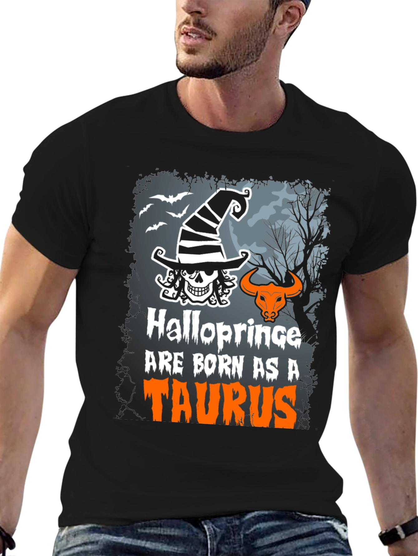 Halloprince Taurus Halloween T-Shirt