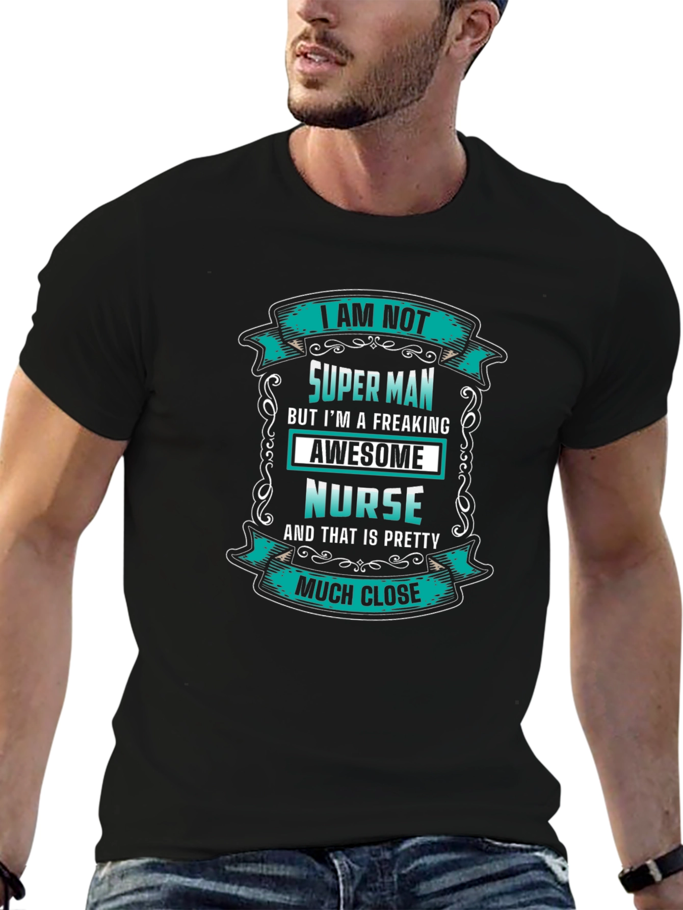 Awesome Nurse T-Shirt - Super Man Alternative