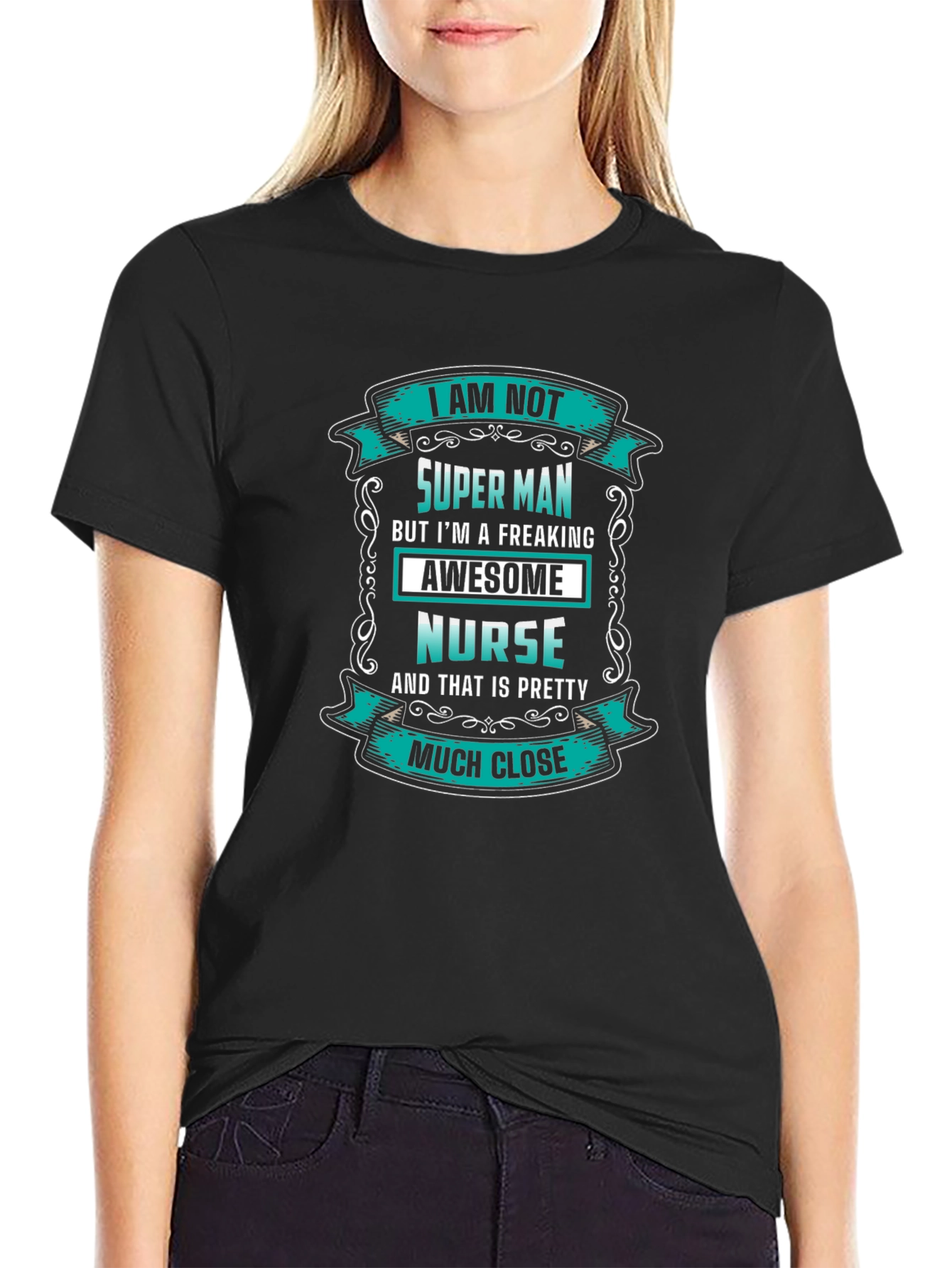 Awesome Nurse T-Shirt - Super Man Alternative