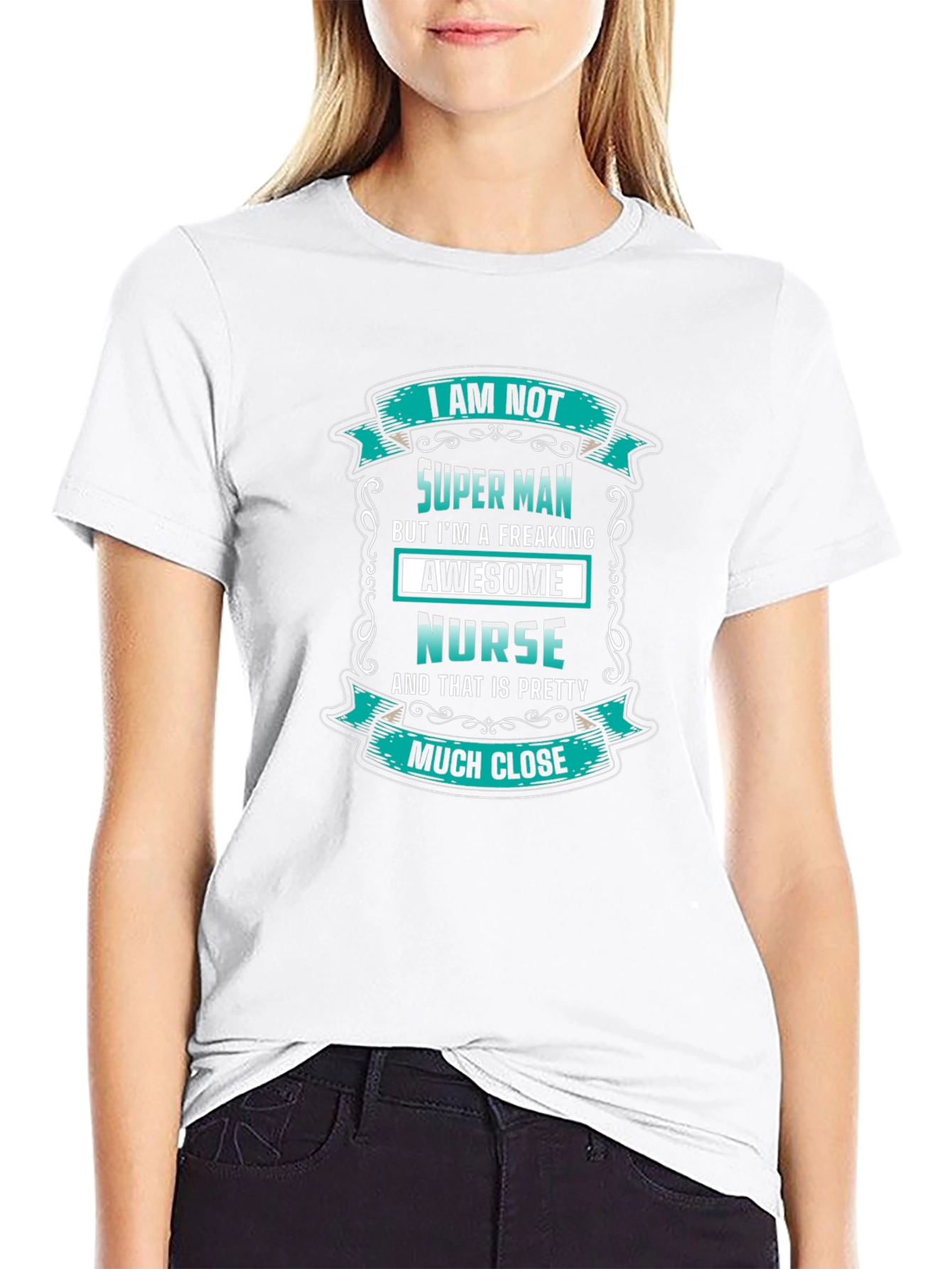 Awesome Nurse T-Shirt - Super Man Alternative