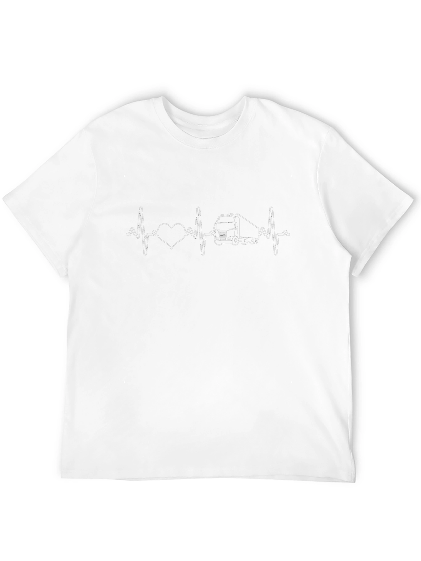 Truck Heartbeat T-Shirt - Driver Love!