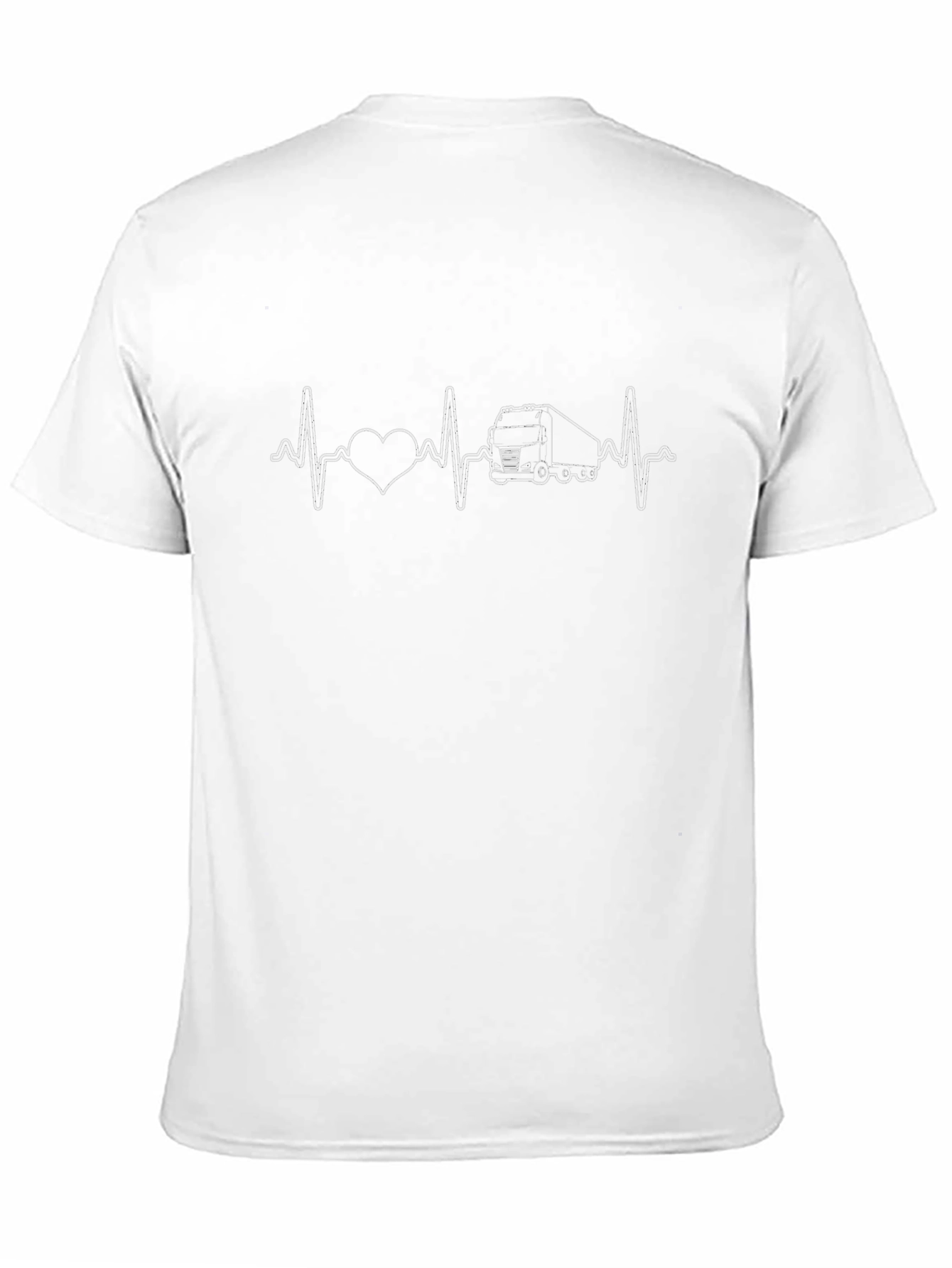 Truck Heartbeat T-Shirt - Driver Love!