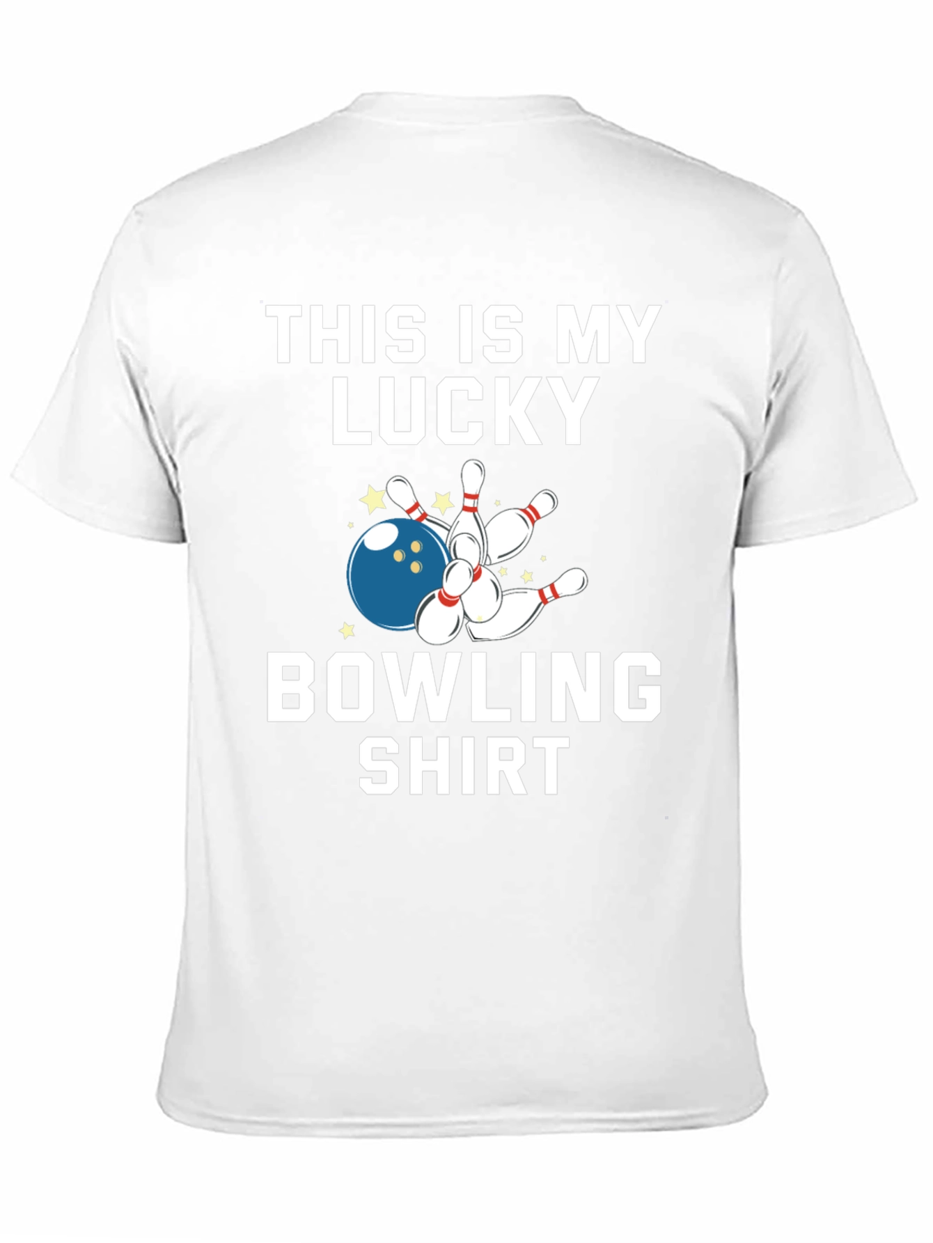 Lucky Bowling Shirt - Strike Graphic Tee
