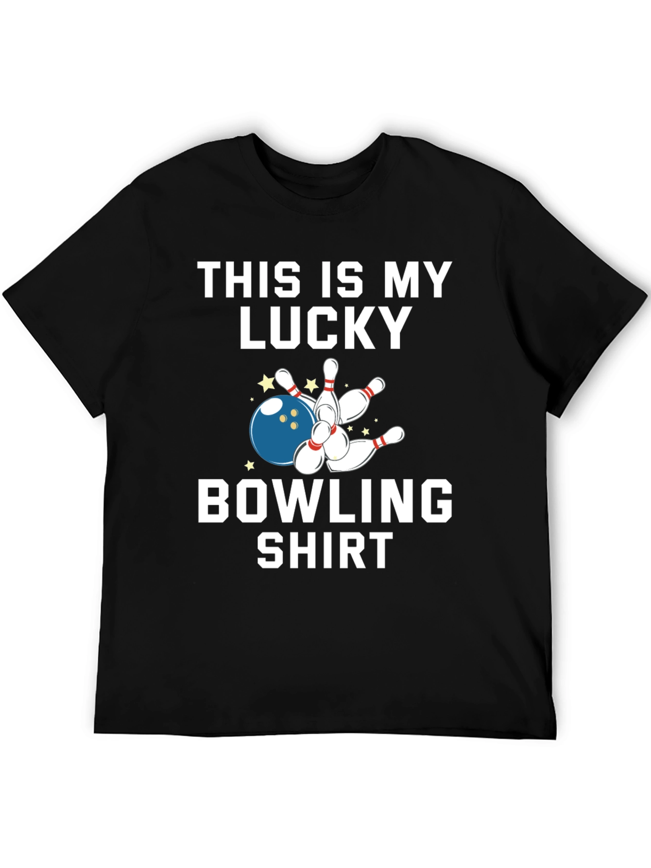 Lucky Bowling Shirt - Strike Graphic Tee