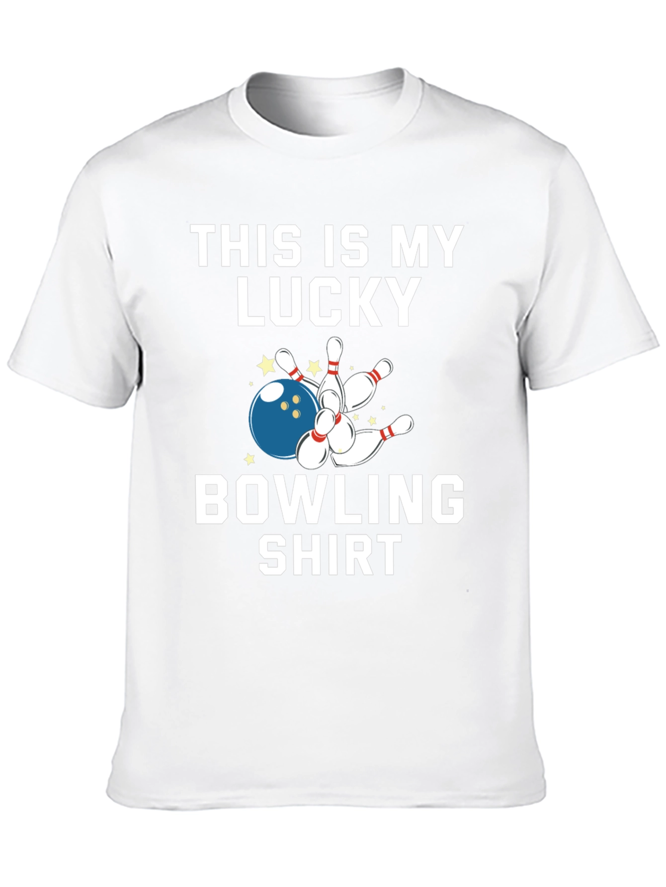 Lucky Bowling Shirt - Strike Graphic Tee