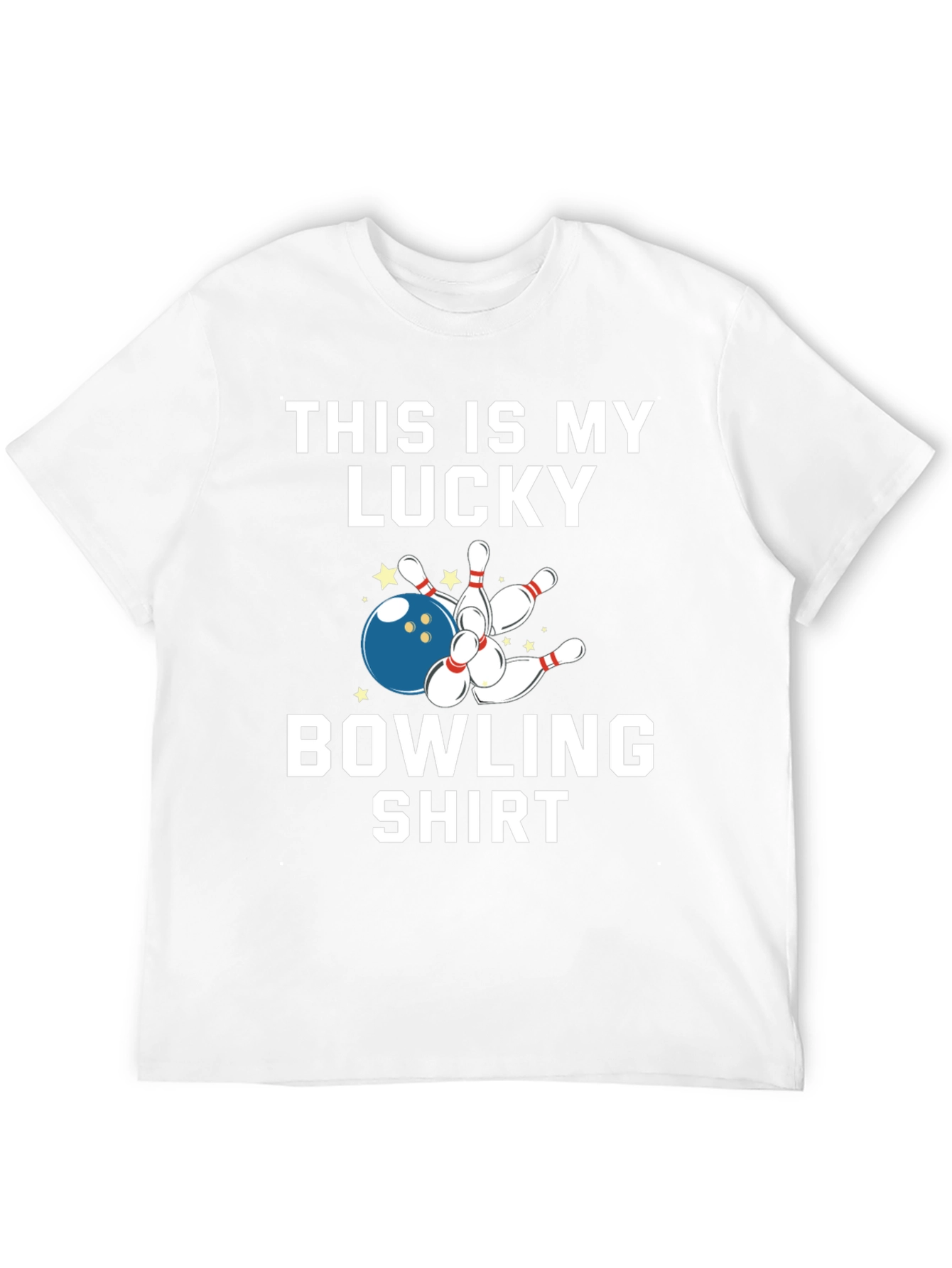 Lucky Bowling Shirt - Strike Graphic Tee