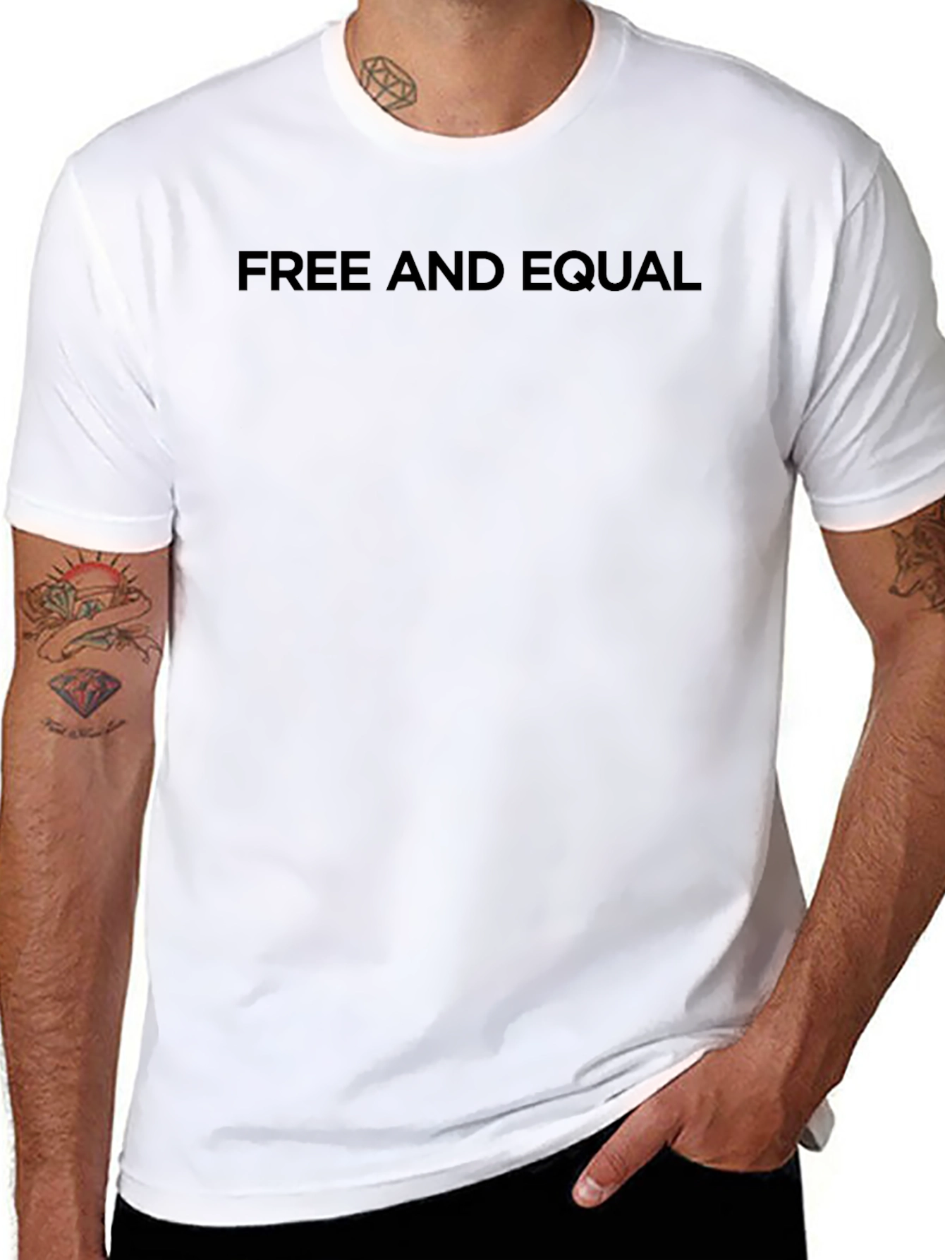 Free and Equal Black T-Shirt