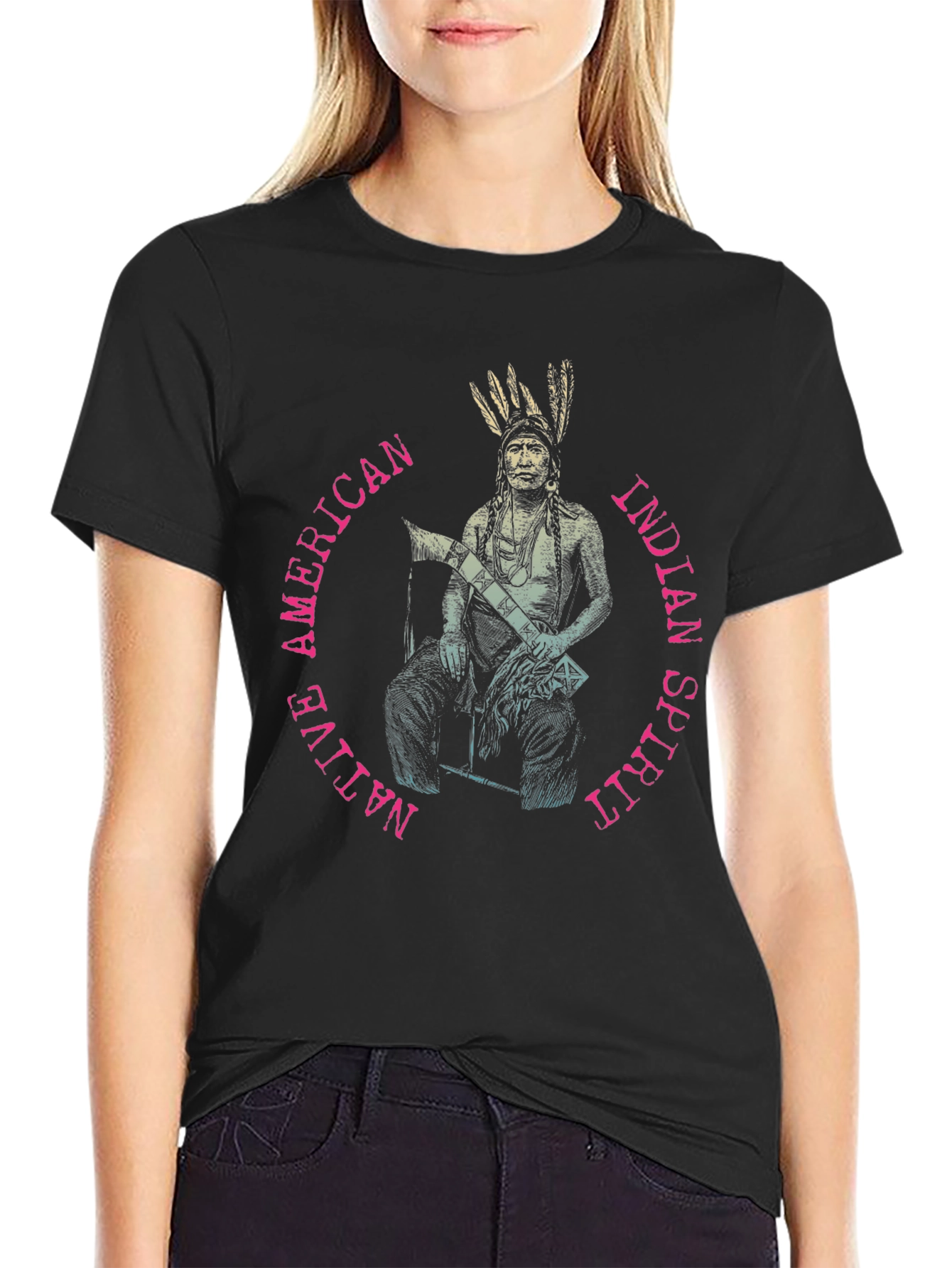 Native American Indian Spirit Graphic Tee