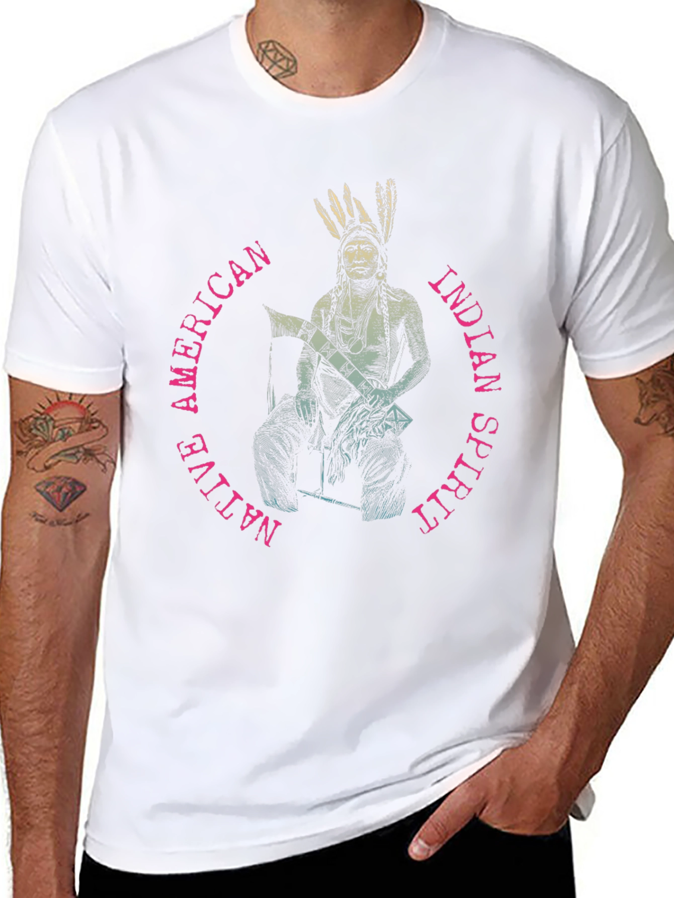 Native American Indian Spirit Graphic Tee