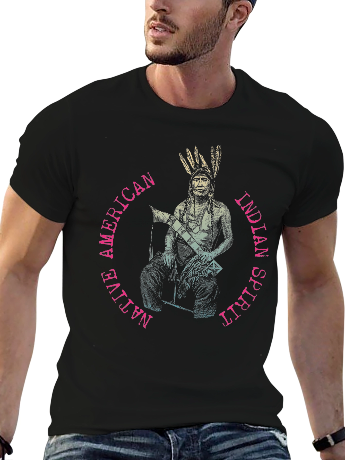 Native American Indian Spirit Graphic Tee