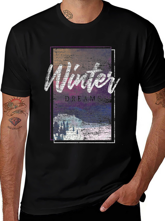 Winter Dreams Graphic Tee - Soft Cotton Blend