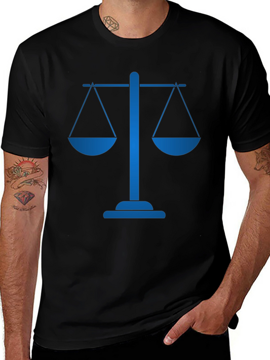 Scales of Justice T-Shirt - Classic Law Symbol