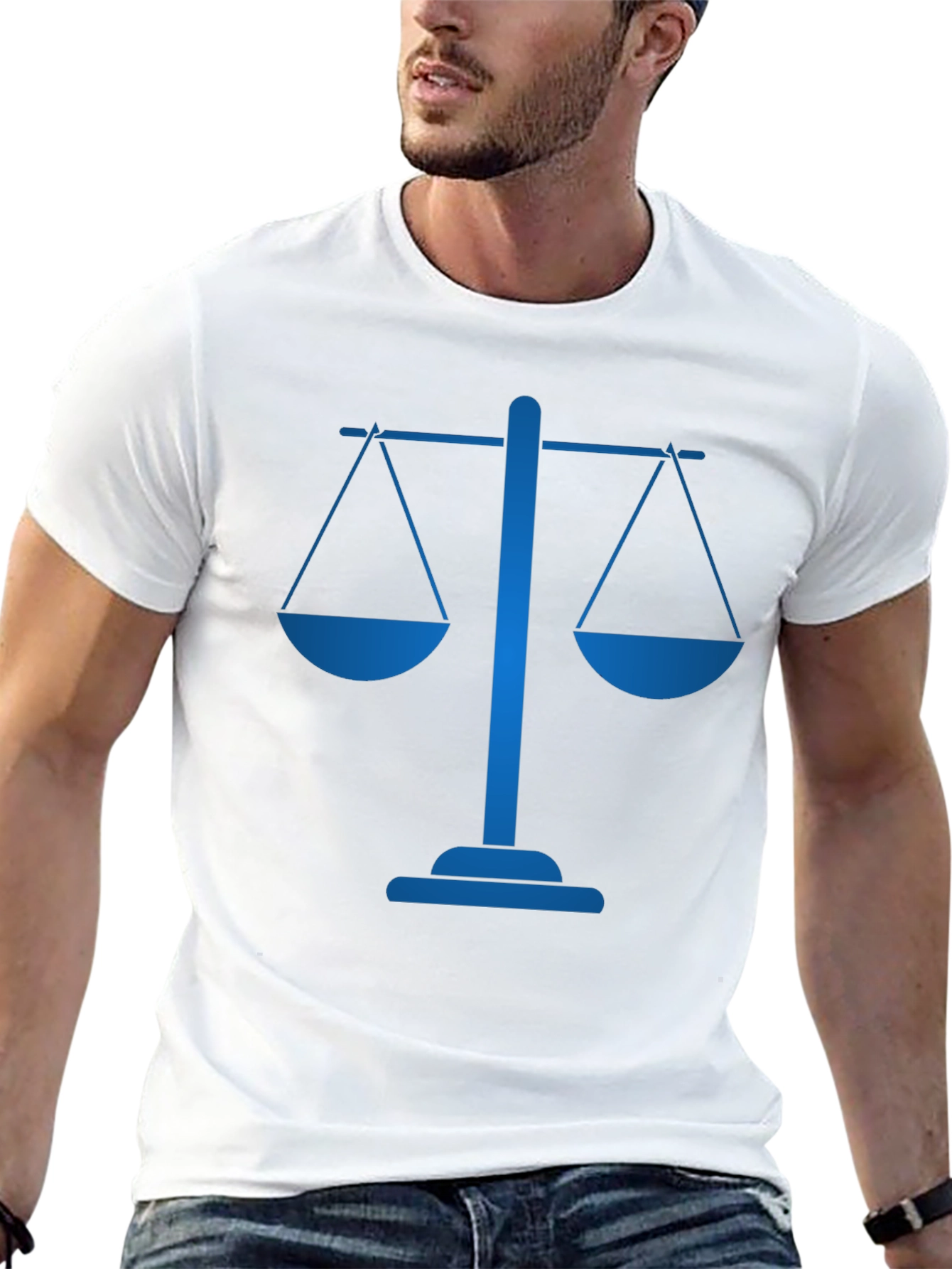 Scales of Justice T-Shirt - Classic Law Symbol