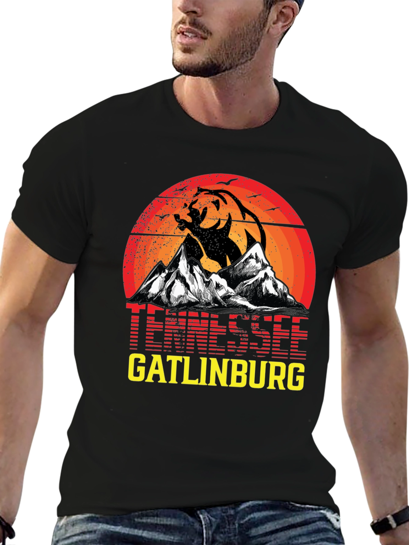 Tennessee Gatlinburg Bear Graphic Tee