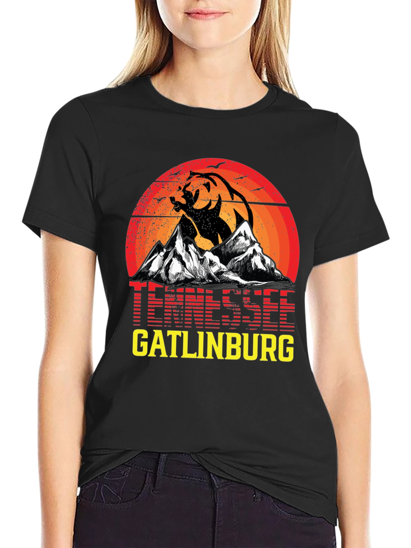Tennessee Gatlinburg Bear Graphic Tee