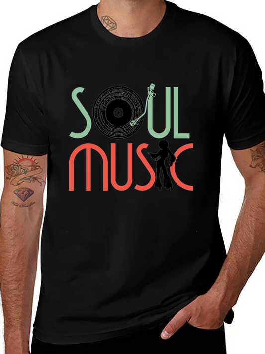 Soul Music Graphic T-Shirt - Retro Style