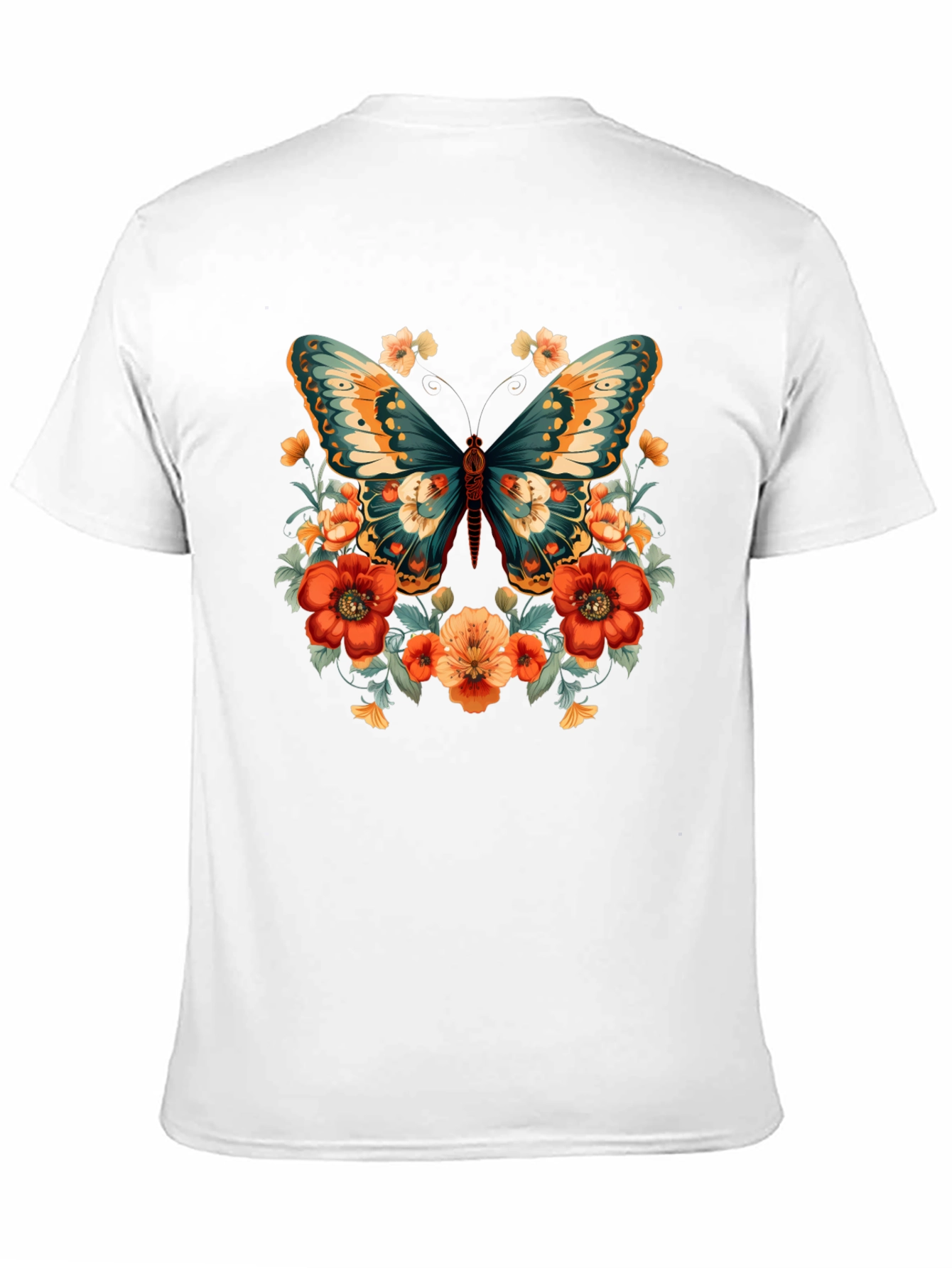 Floral Butterfly Graphic Tee