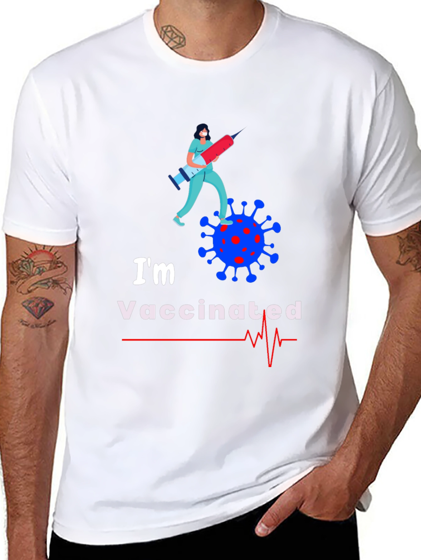 Im Vaccinated T-Shirt Novelty Tee