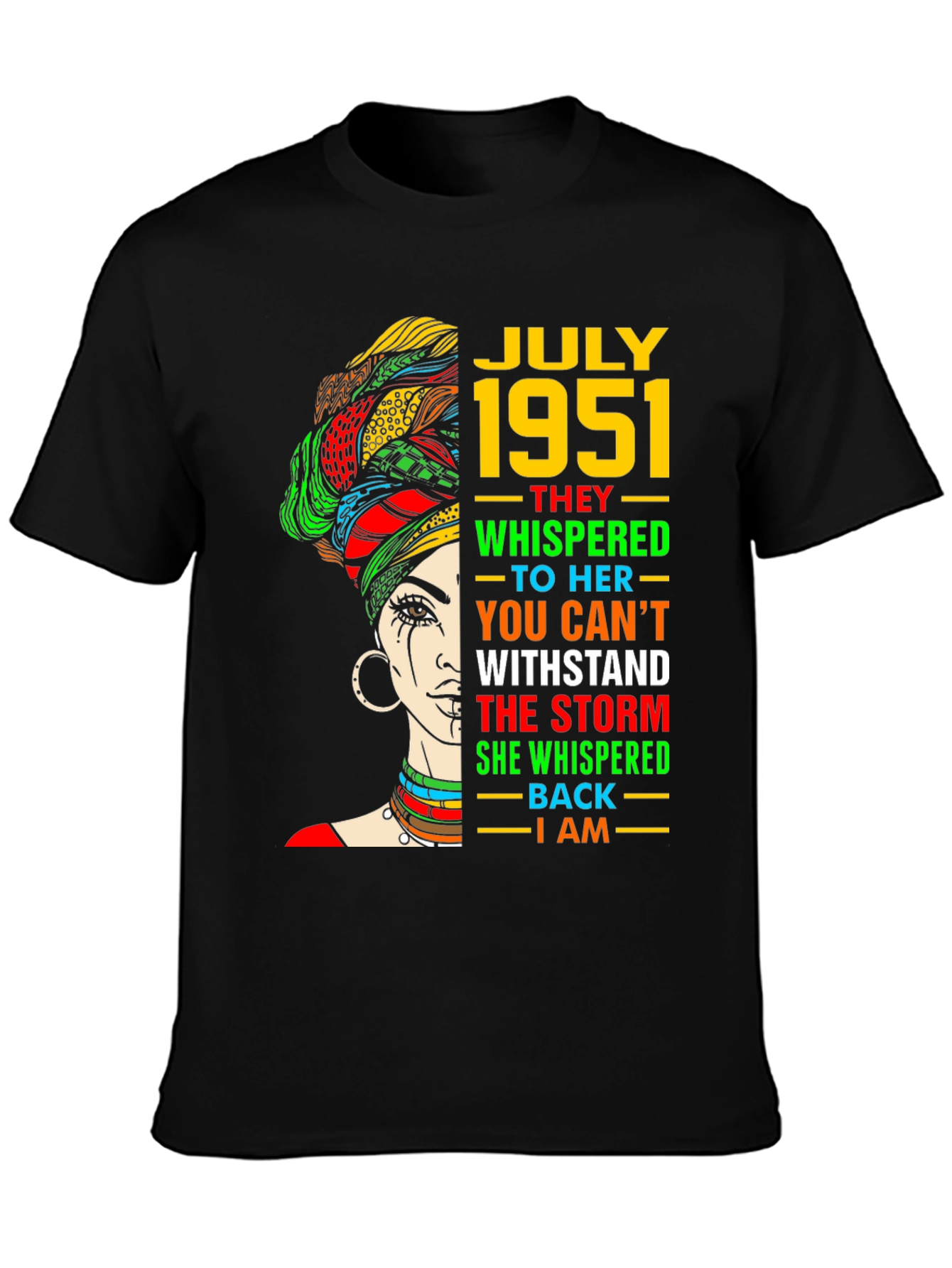 July 1951 Black Queen T-Shirt