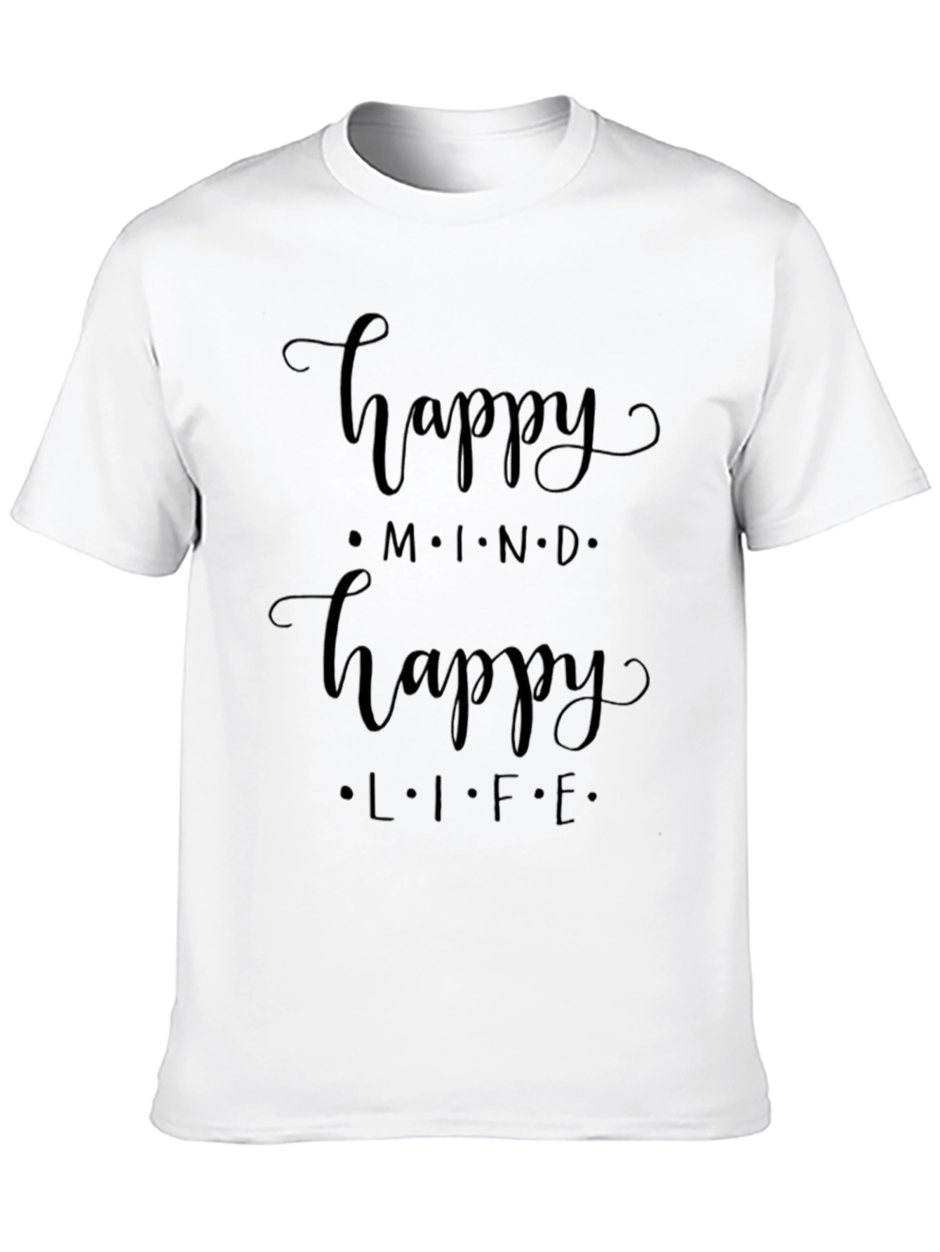 Happy Mind Happy Life Graphic Tee