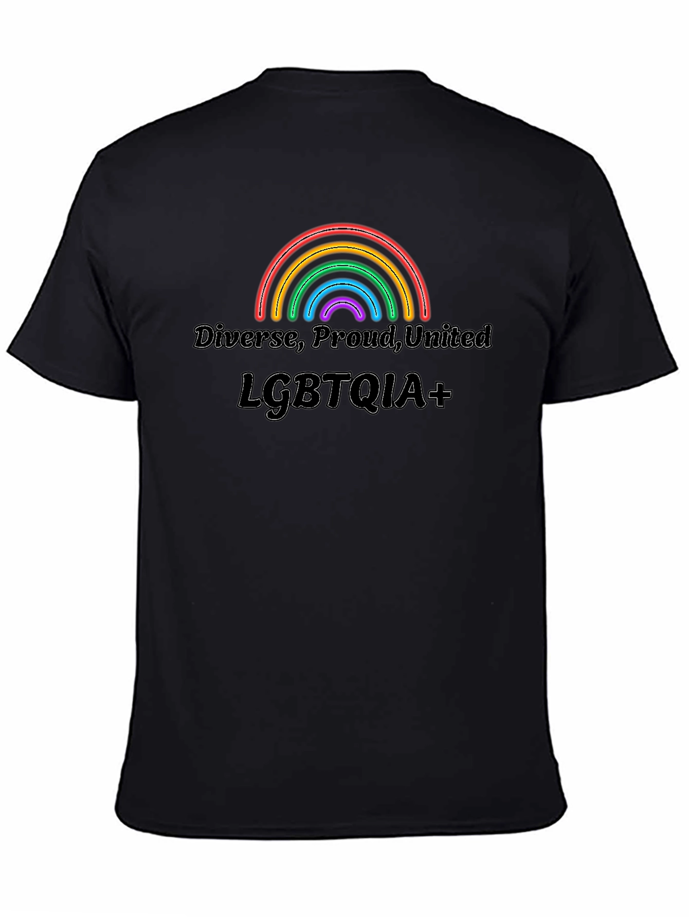 LGBTQIA+ Pride T-Shirt - Diverse Proud United!