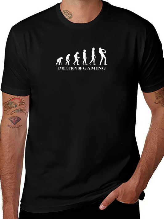 Evolution of Gaming Black T-Shirt