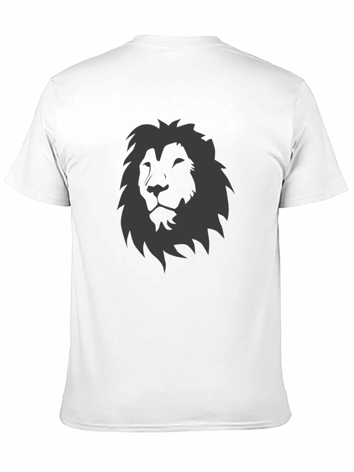 Lion Graphic Tee - Black T-Shirt for Men