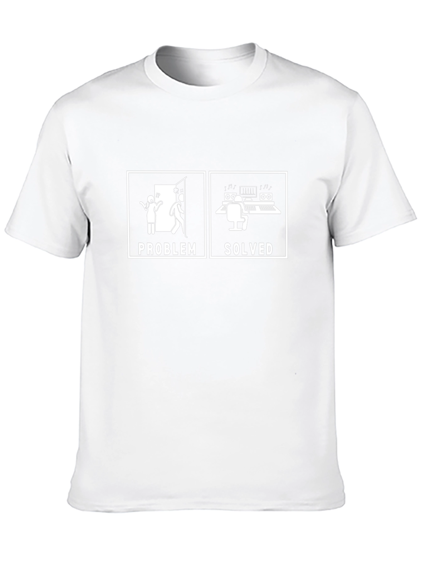 Problem Solved T-Shirt - Black Graphic Tee