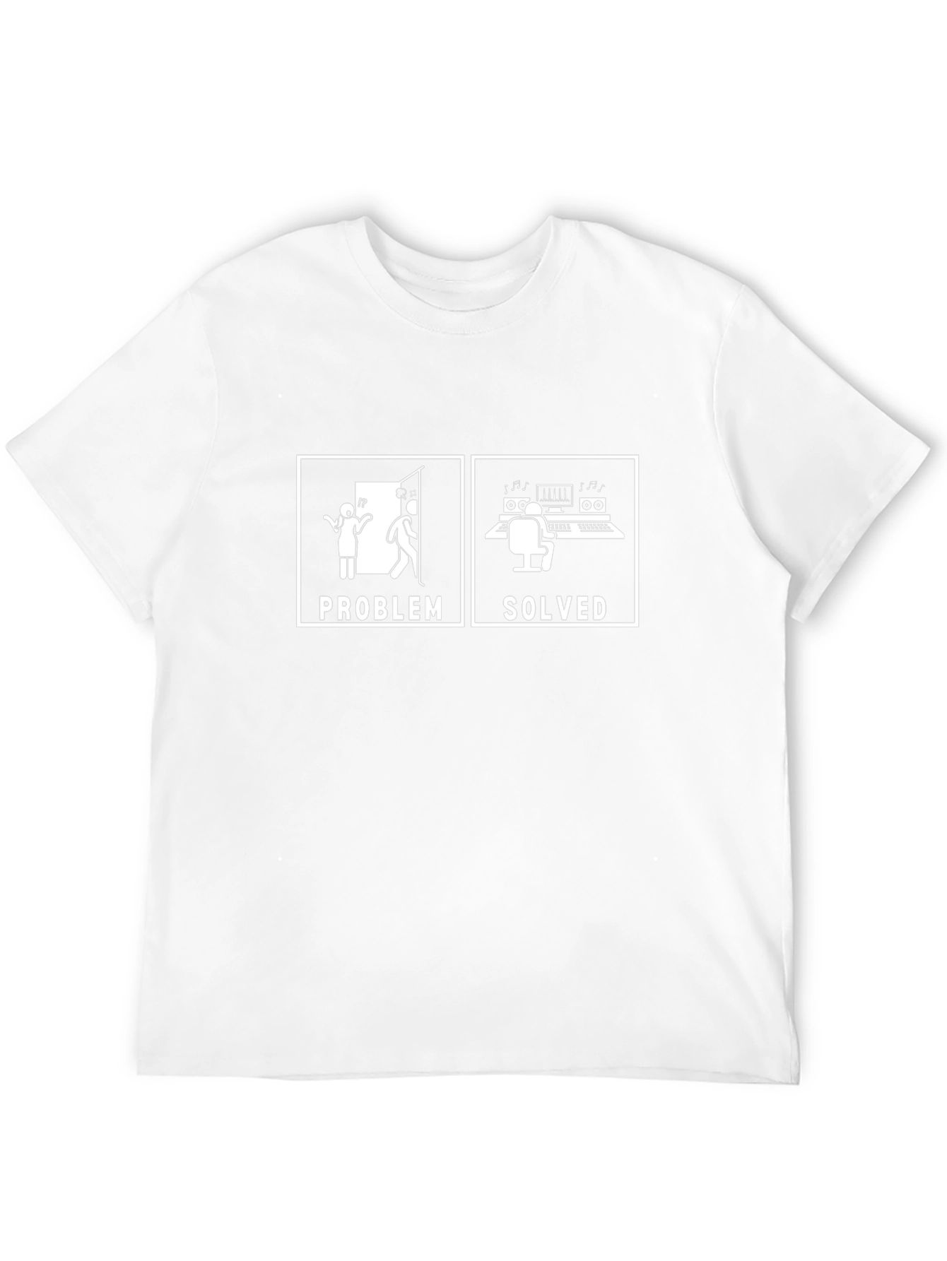 Problem Solved T-Shirt - Black Graphic Tee