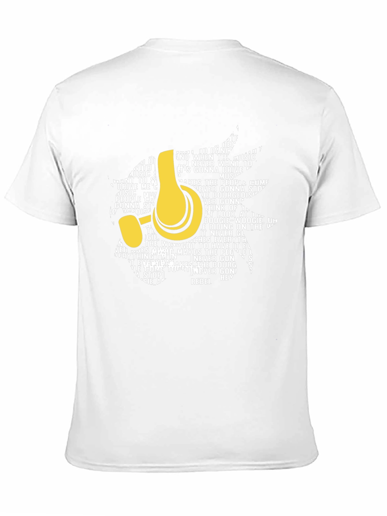 Rebel Music Headphones Graphic T-Shirt
