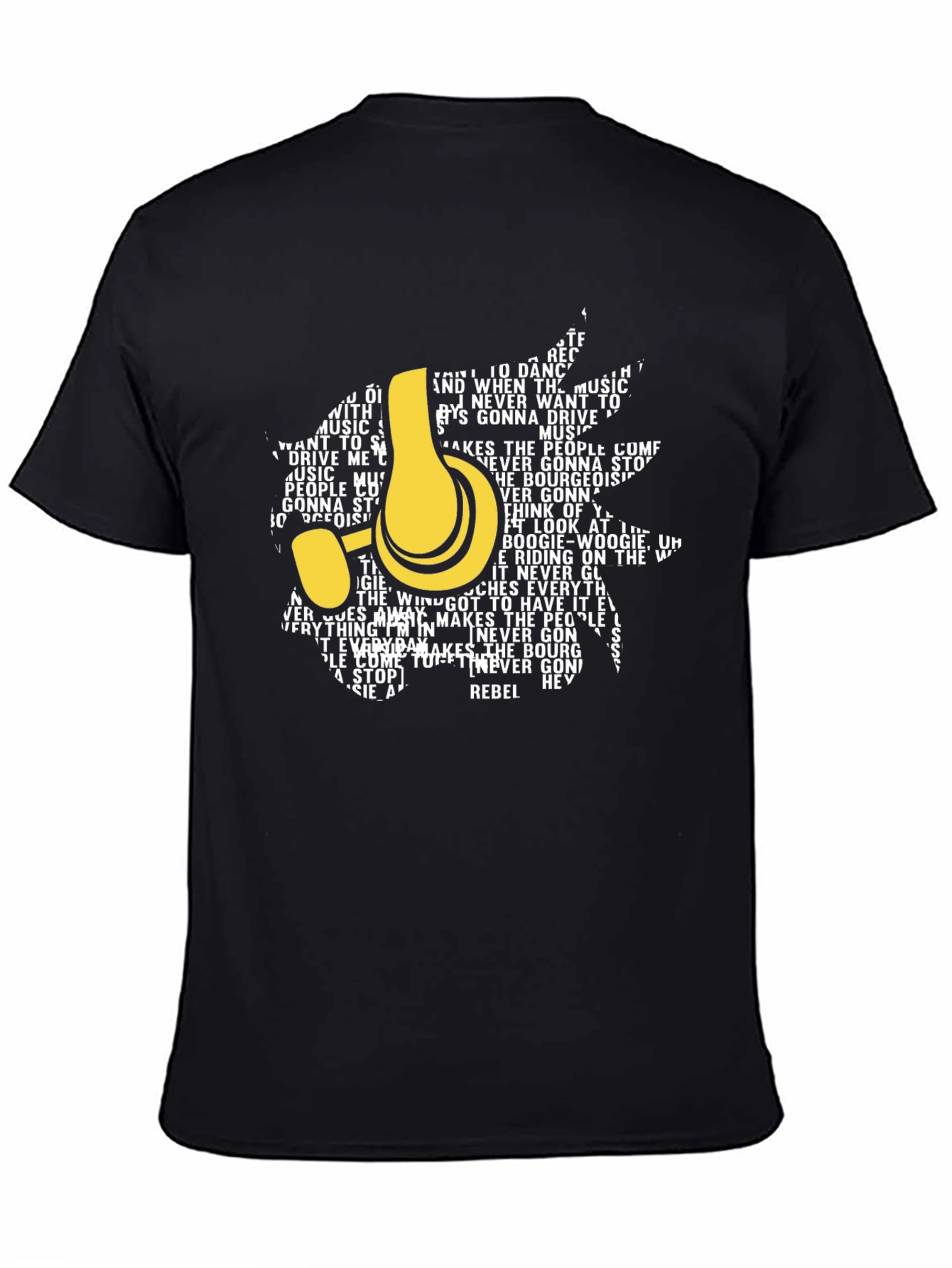 Rebel Music Headphones Graphic T-Shirt