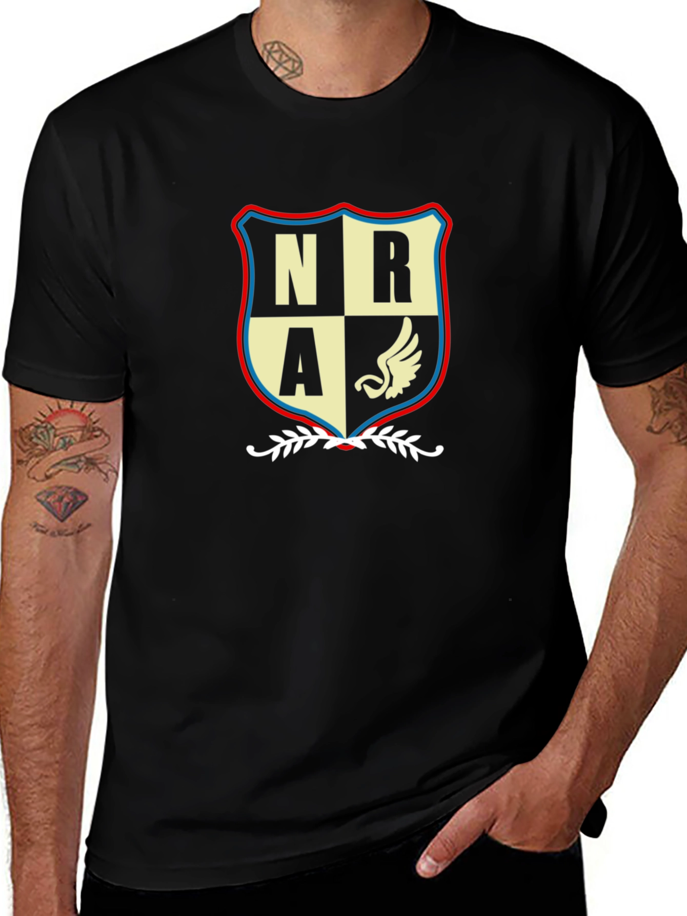 NRA Graphic Tee - Classic Patriotic Design