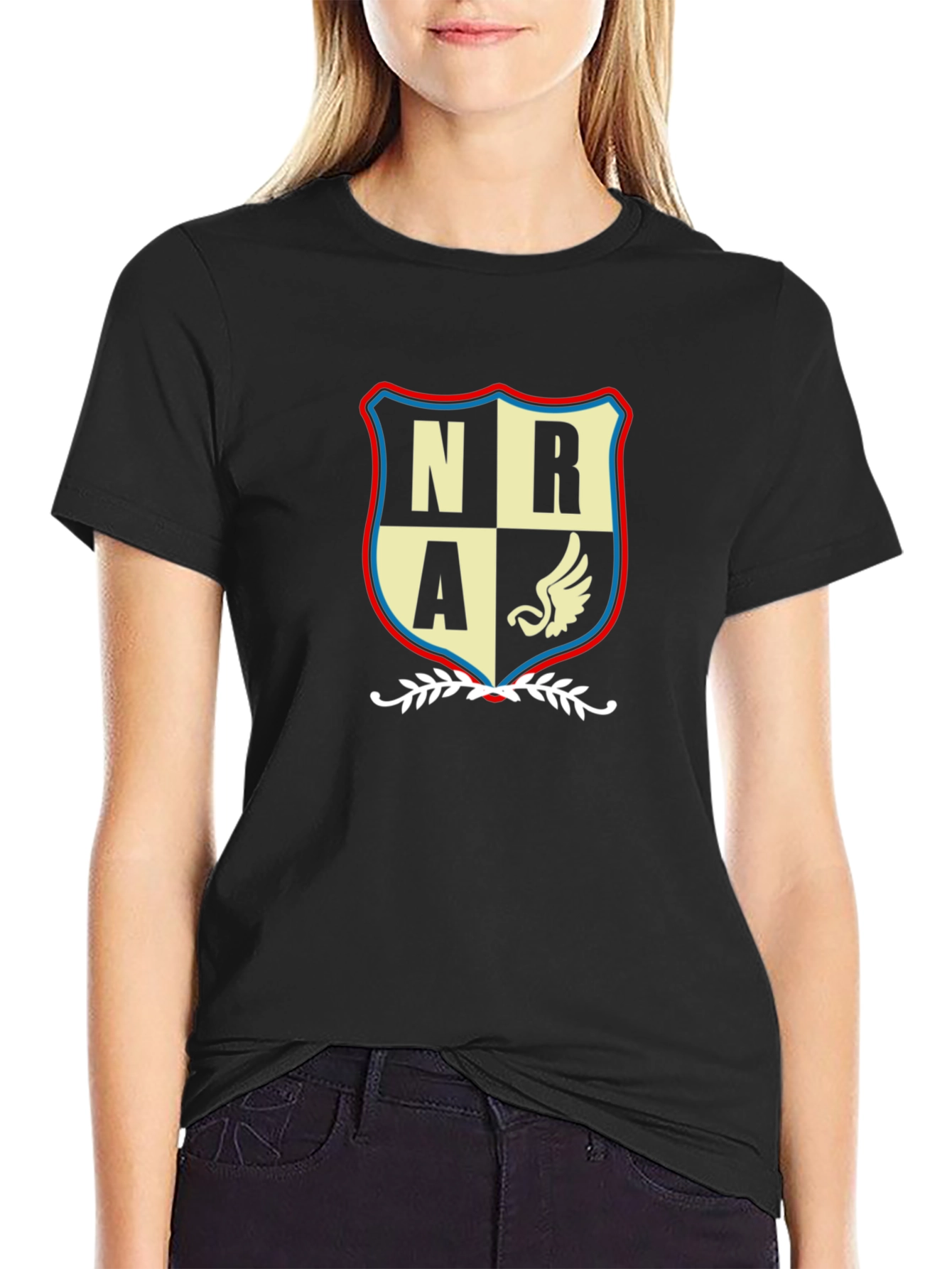 NRA Graphic Tee - Classic Patriotic Design