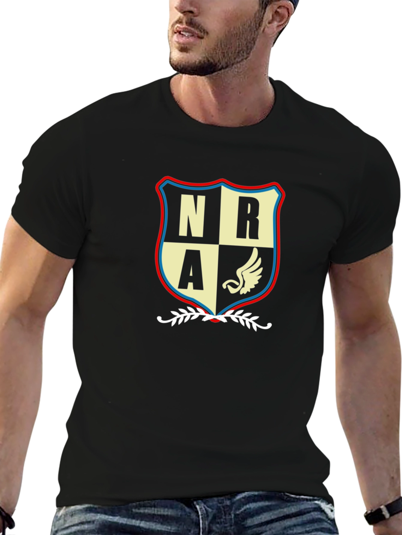 NRA Graphic Tee - Classic Patriotic Design