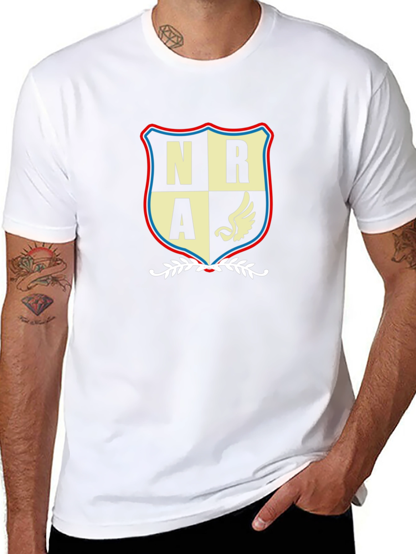 NRA Graphic Tee - Classic Patriotic Design