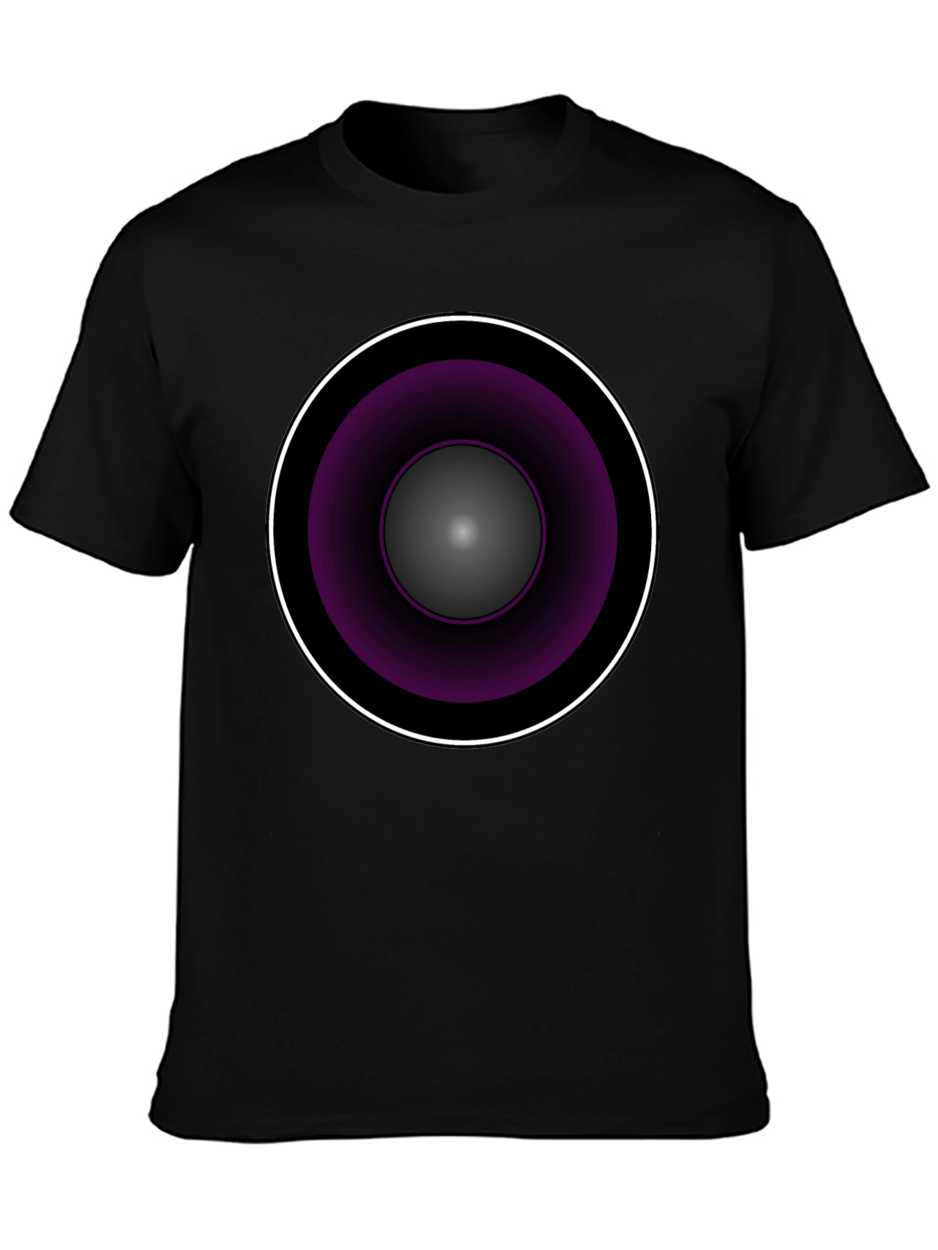 Abstract Circle Graphic T-Shirt