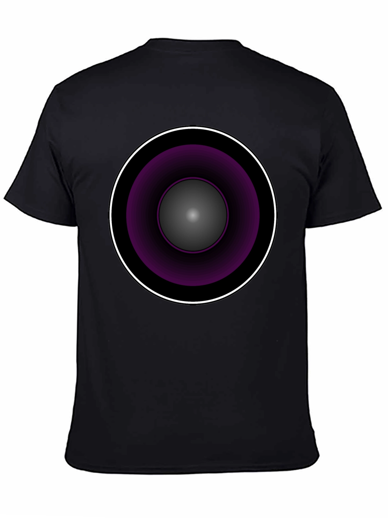 Abstract Circle Graphic T-Shirt