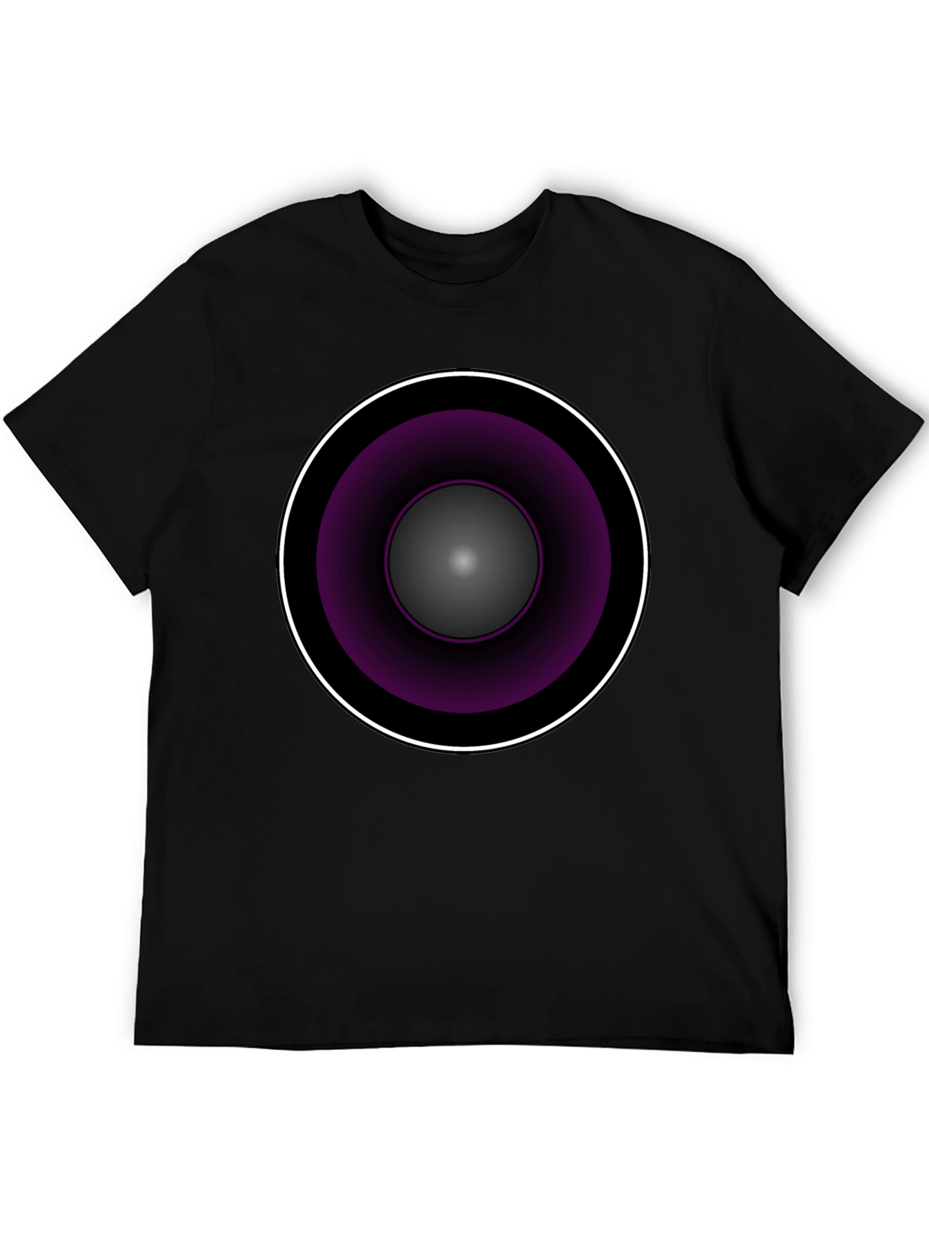 Abstract Circle Graphic T-Shirt