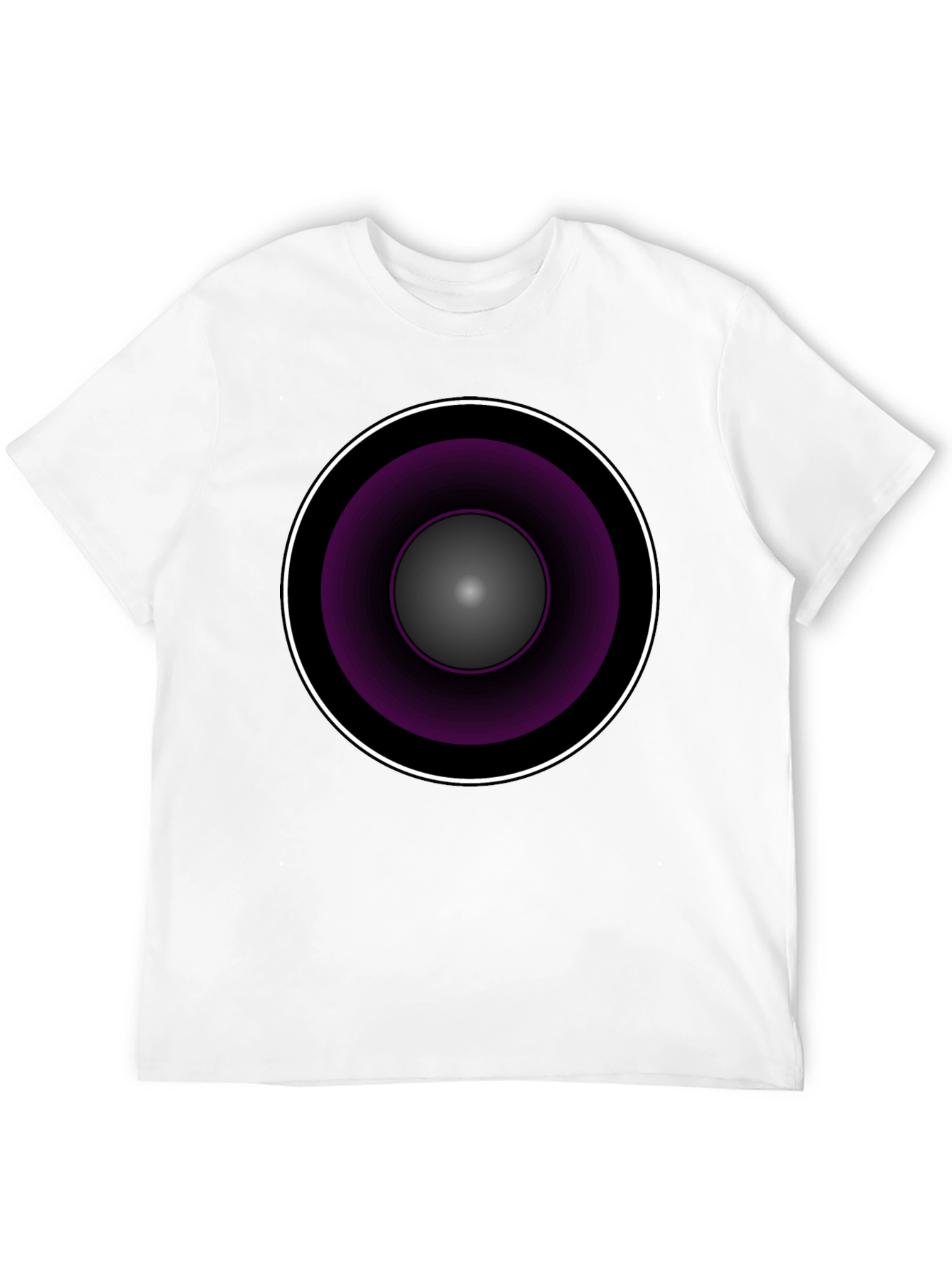 Abstract Circle Graphic T-Shirt