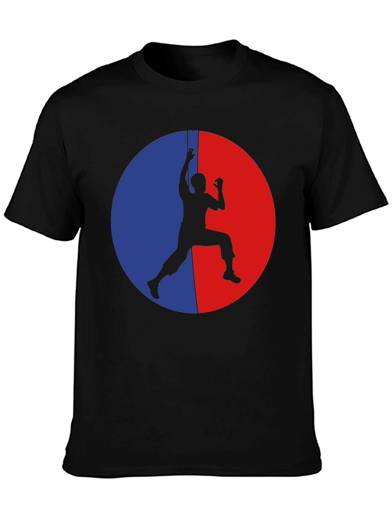 Climbing Silhouette Graphic T-Shirt