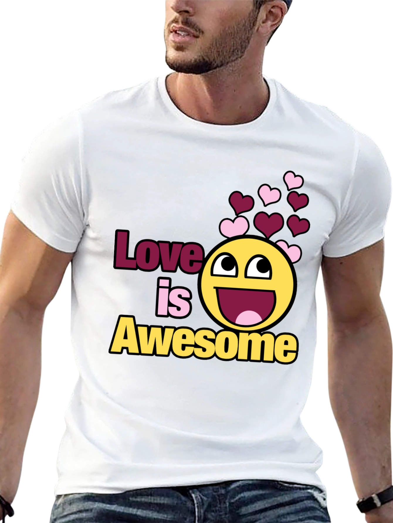 Love is Awesome T-Shirt - Graphic Tee